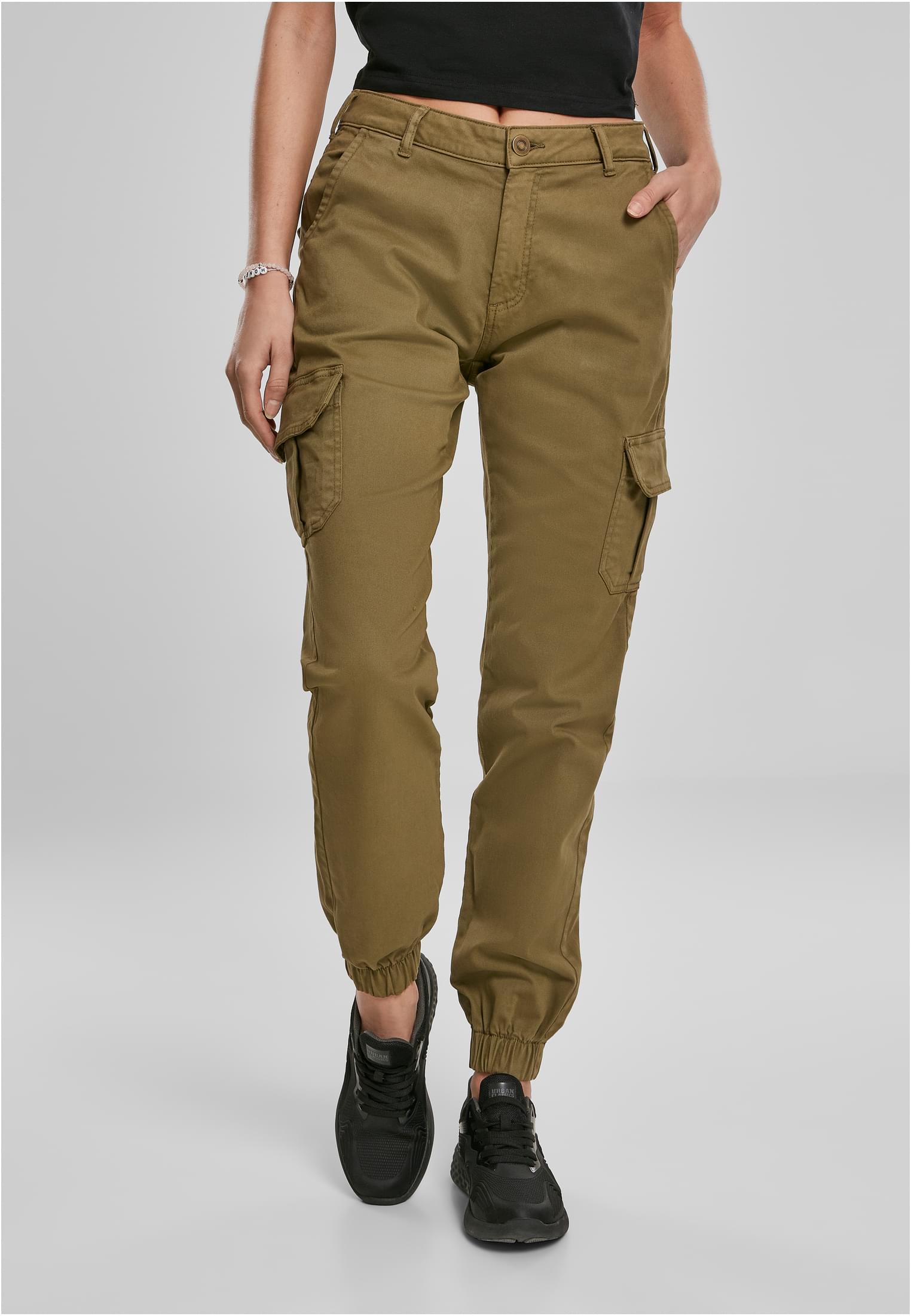 Ladies High Waist Cargo Pants summerolive 26 - alternate variant 5
