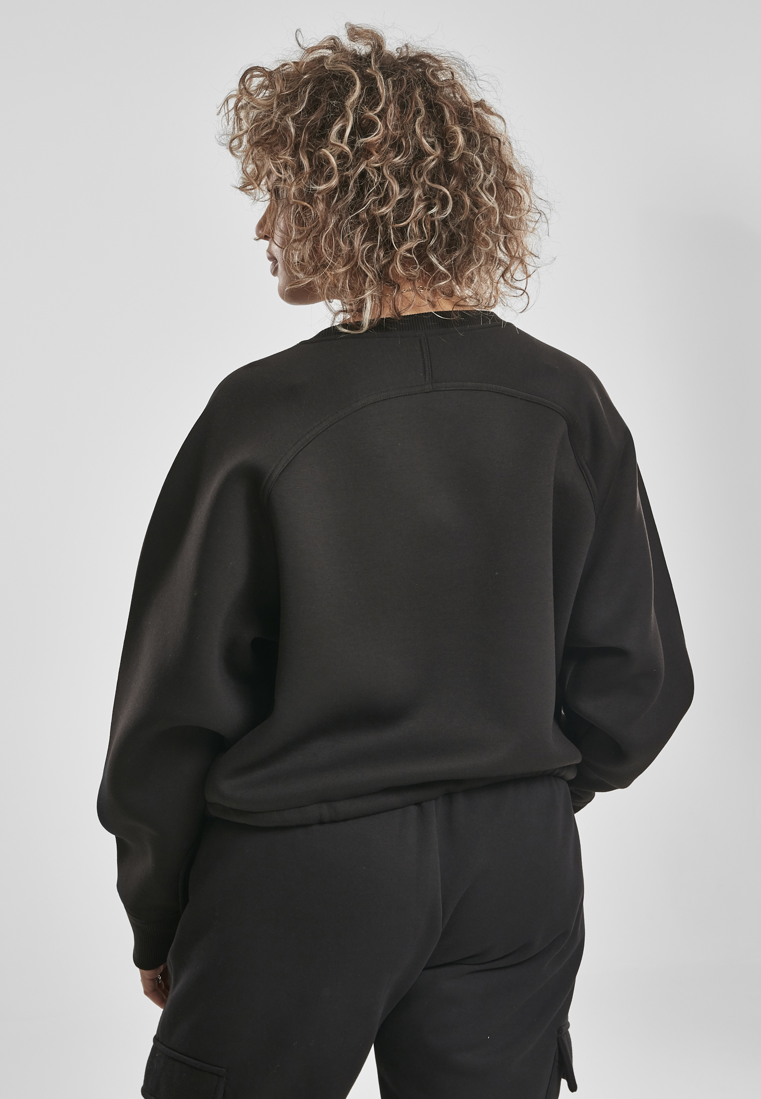 Dames Coupe-à-la-jete Raglan Court Short Noir 3XL
 - variant image 2