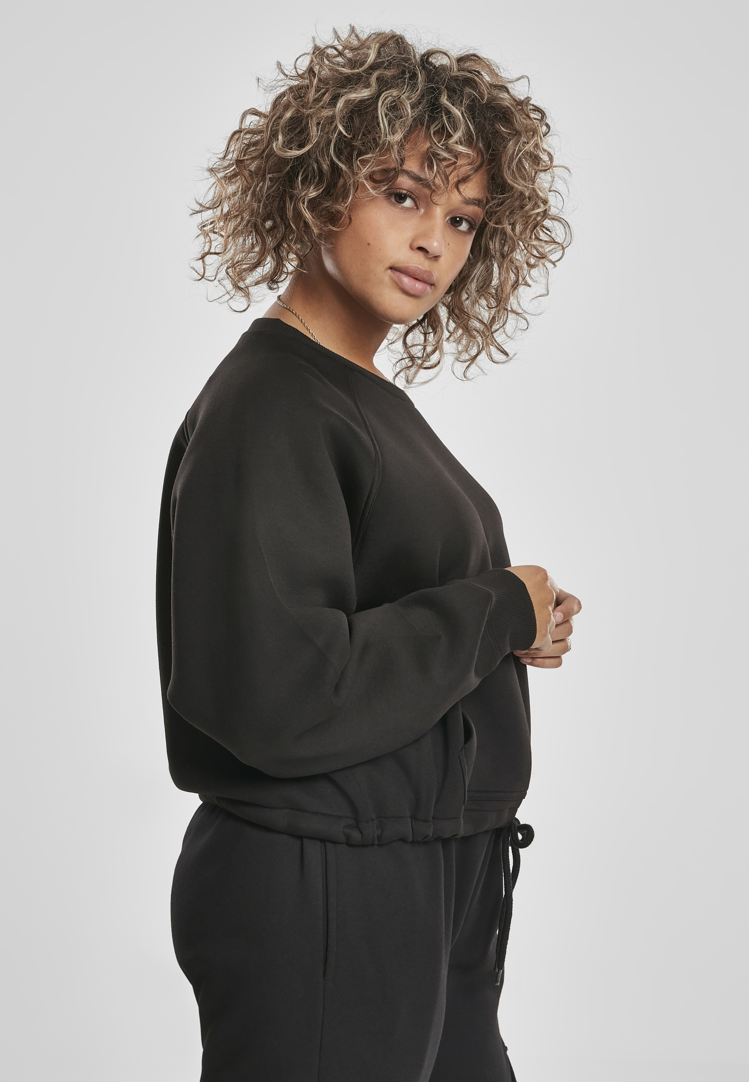 Dames Coupe-à-la-jete Raglan Court Short Noir 3XL
 - variant image 3