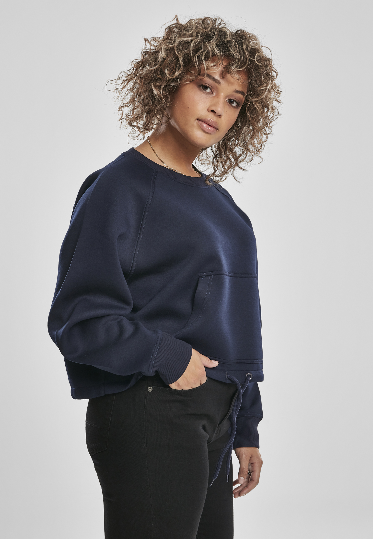 Dames Coupe-vent Court Raglan Crew midnightnavy 3XL
 - variant image 3