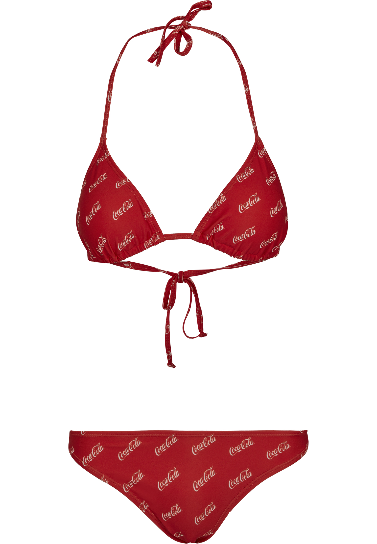Ladies Coca Cola Logo AOP Bikini red L - variant image 4