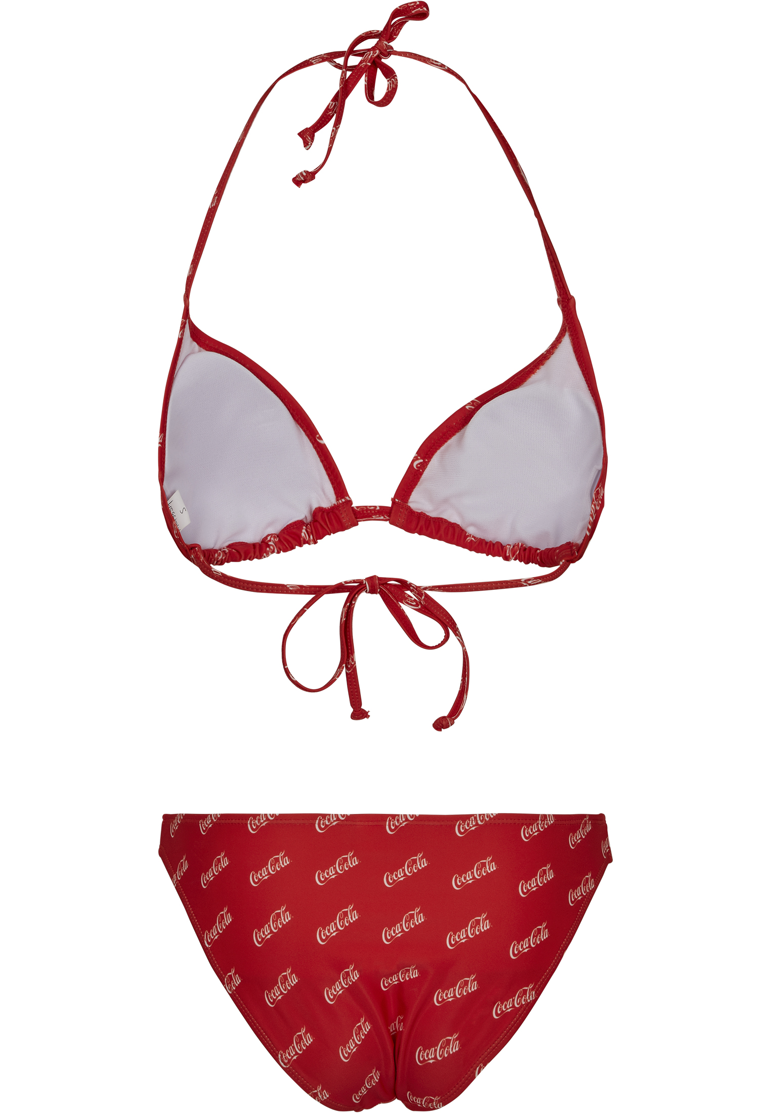 Ladies Coca Cola Logo AOP Bikini red L - variant image 5