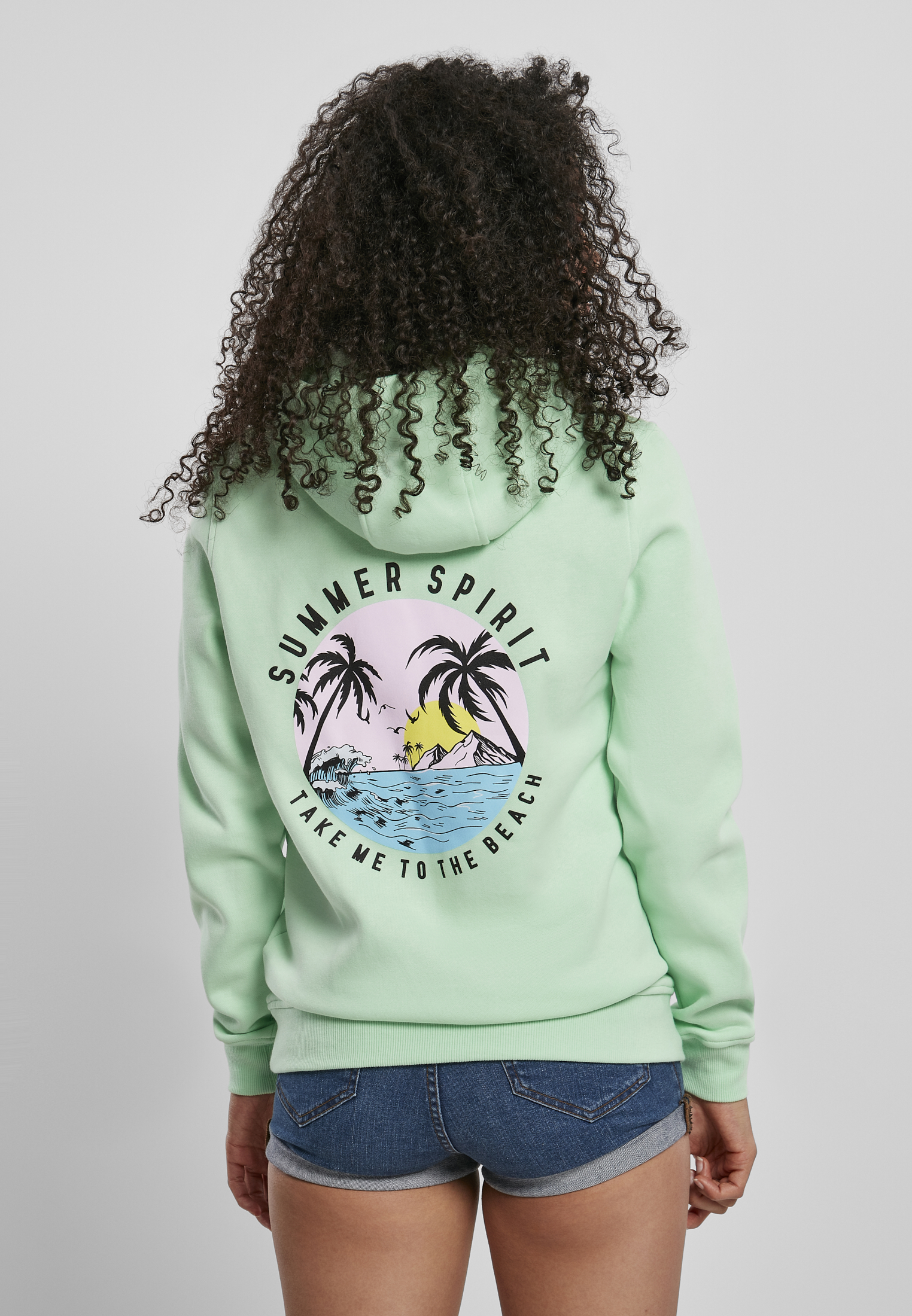 Ladies Summer Spirit Hoody neo mint L - variant image 2