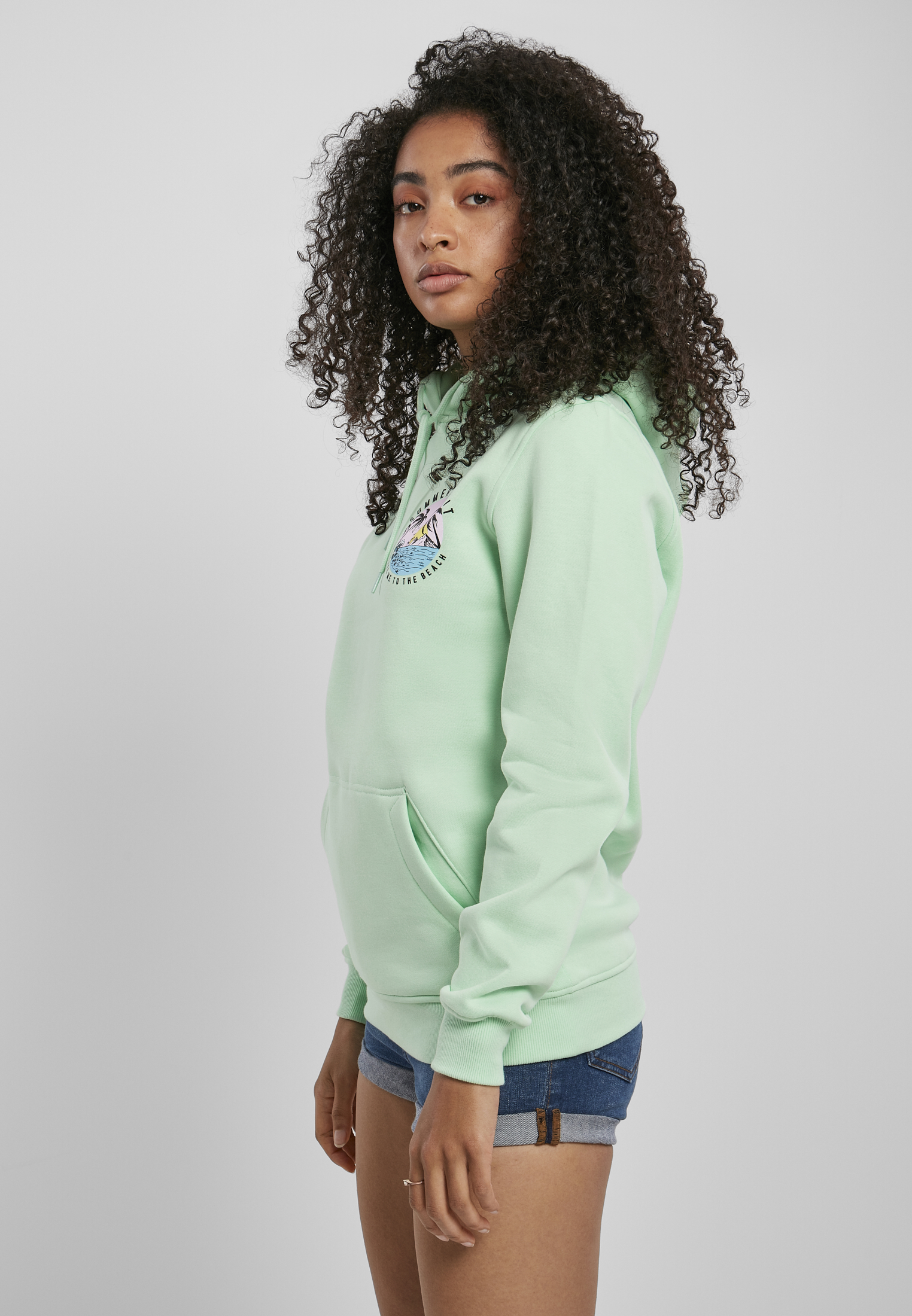 Ladies Summer Spirit Hoody neo mint L - variant image 1