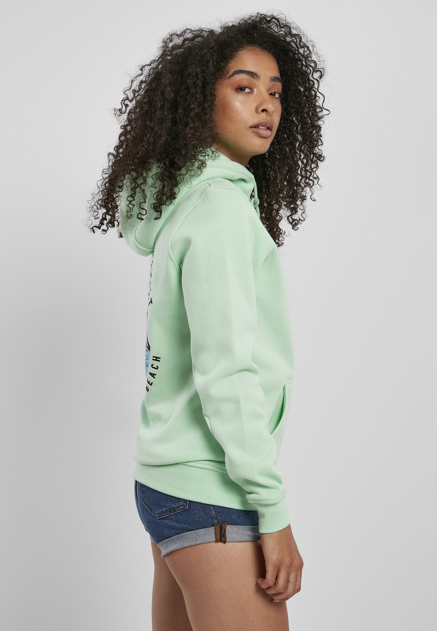 Ladies Summer Spirit Hoody neo mint L - variant image 3