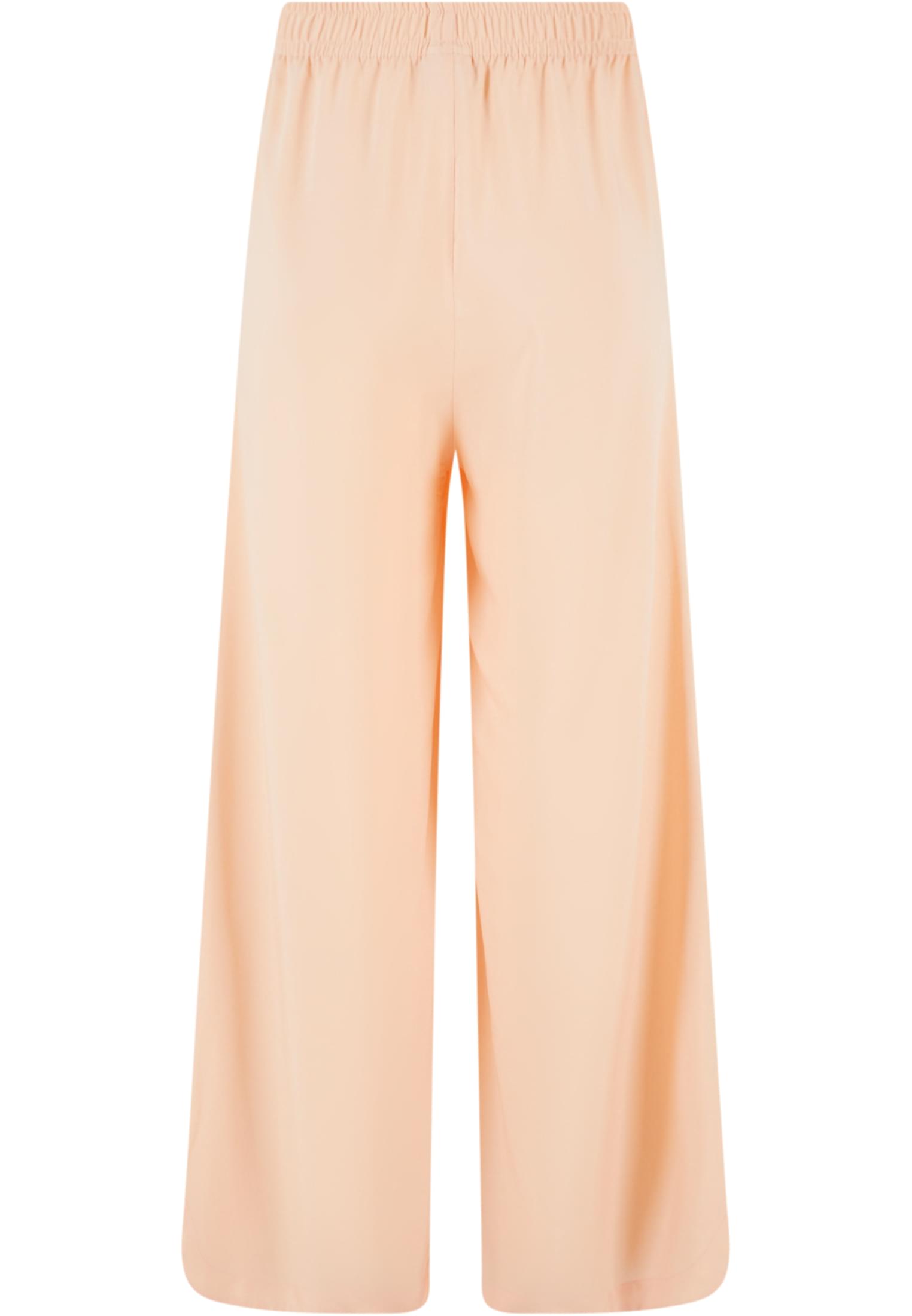 Pantalones de mujer de pierna ancha de viscosa suaves, color melocotón, talla 3XL
 - variant image 7