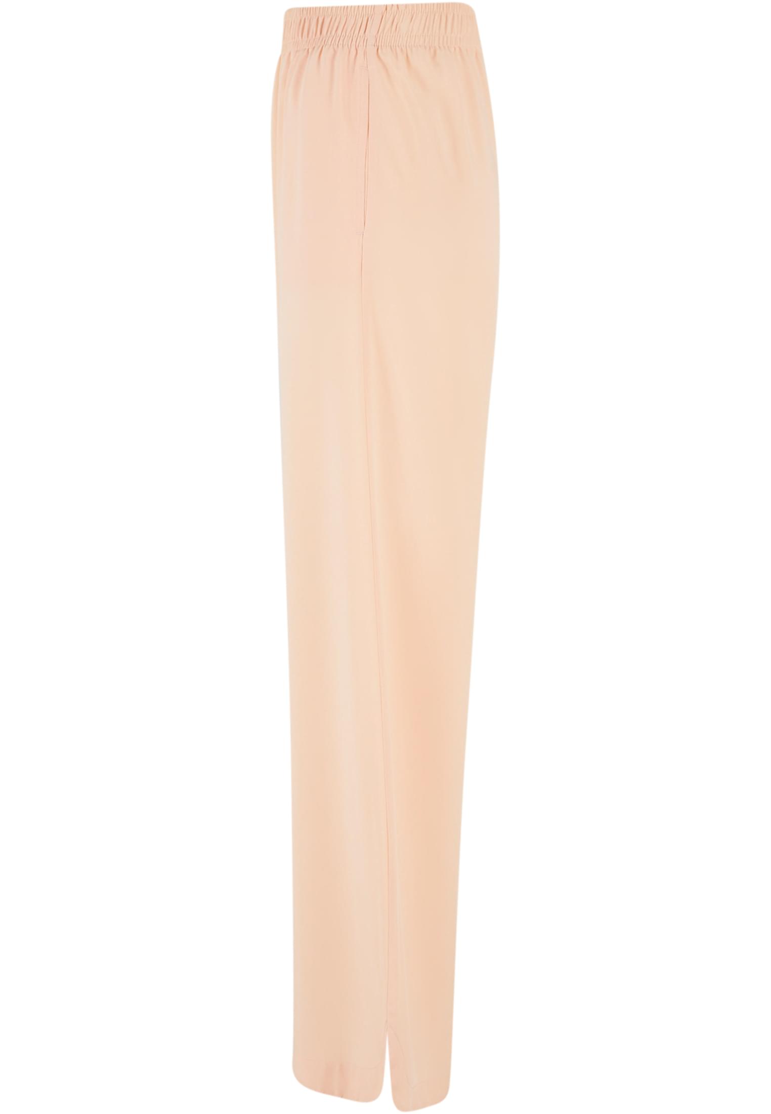 Pantalones de mujer de pierna ancha de viscosa suaves, color melocotón, talla 3XL
 - variant image 6