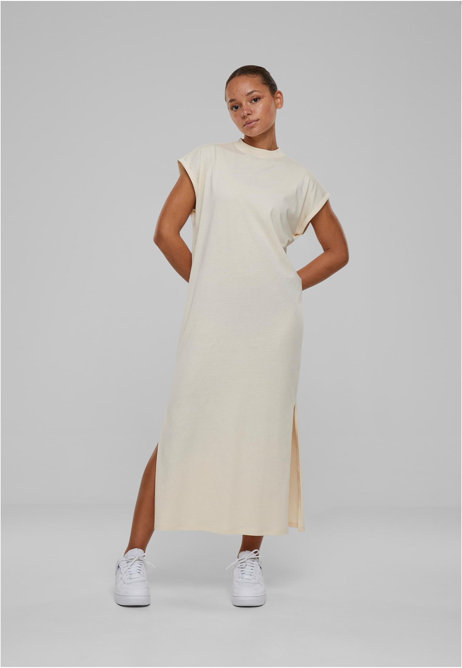 Ladies Long Extended Shoulder Dress whitesand 3XL - variant image 4