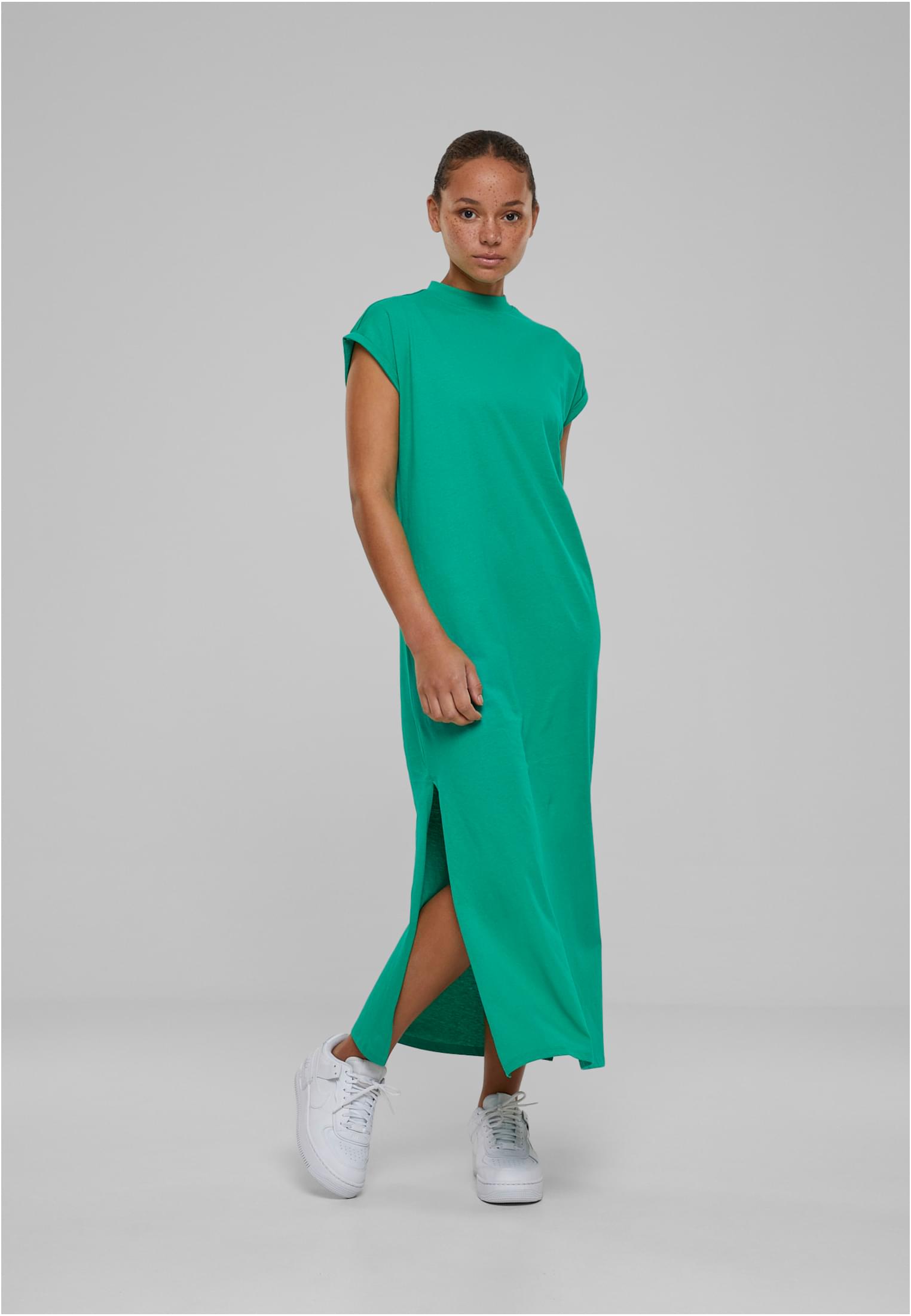Ladies Long Extended Shoulder Dress ferngreen 3XL - variant image 4