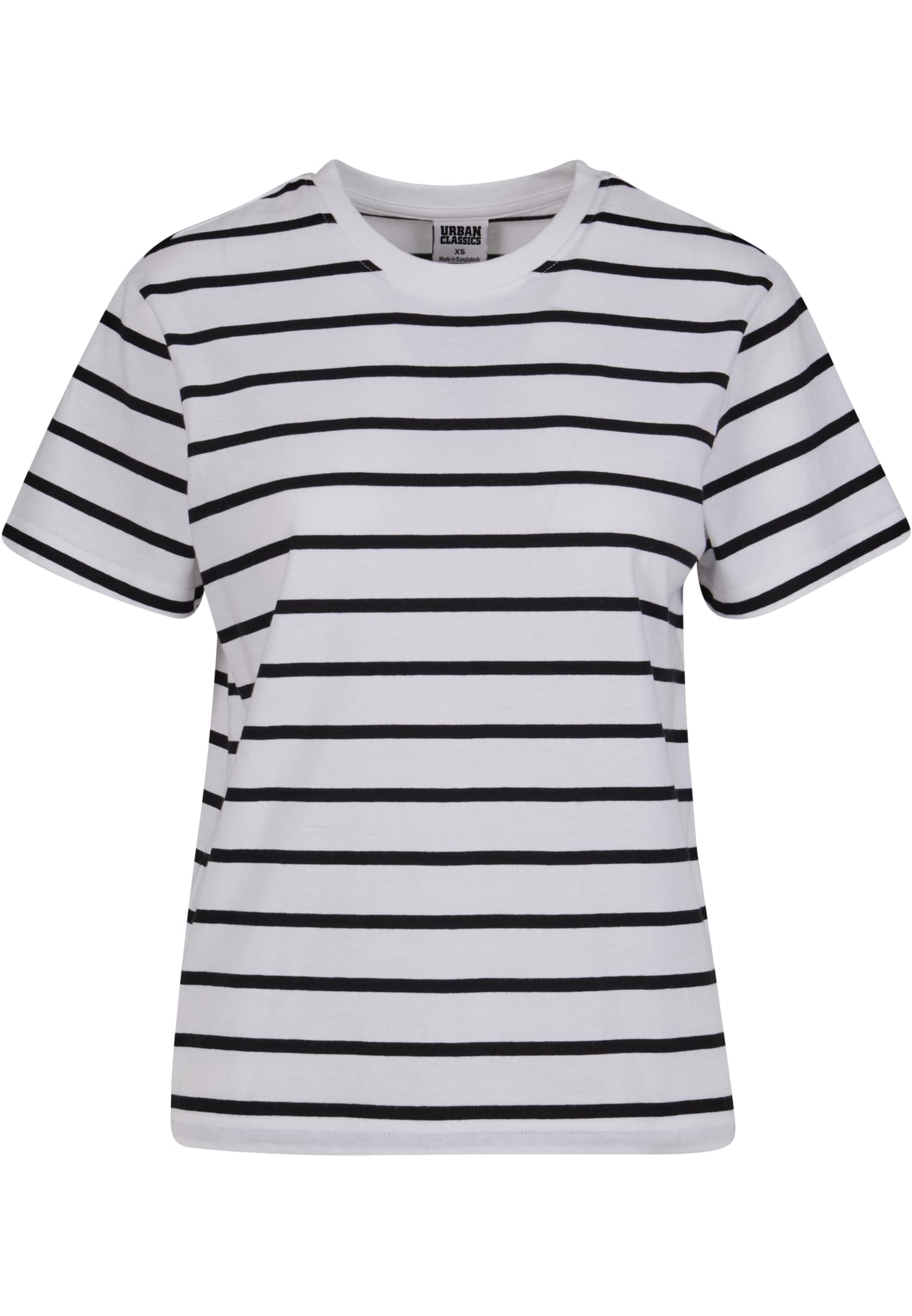 Ladies Striped Boxy Tee black/white 3XL - variant image 5