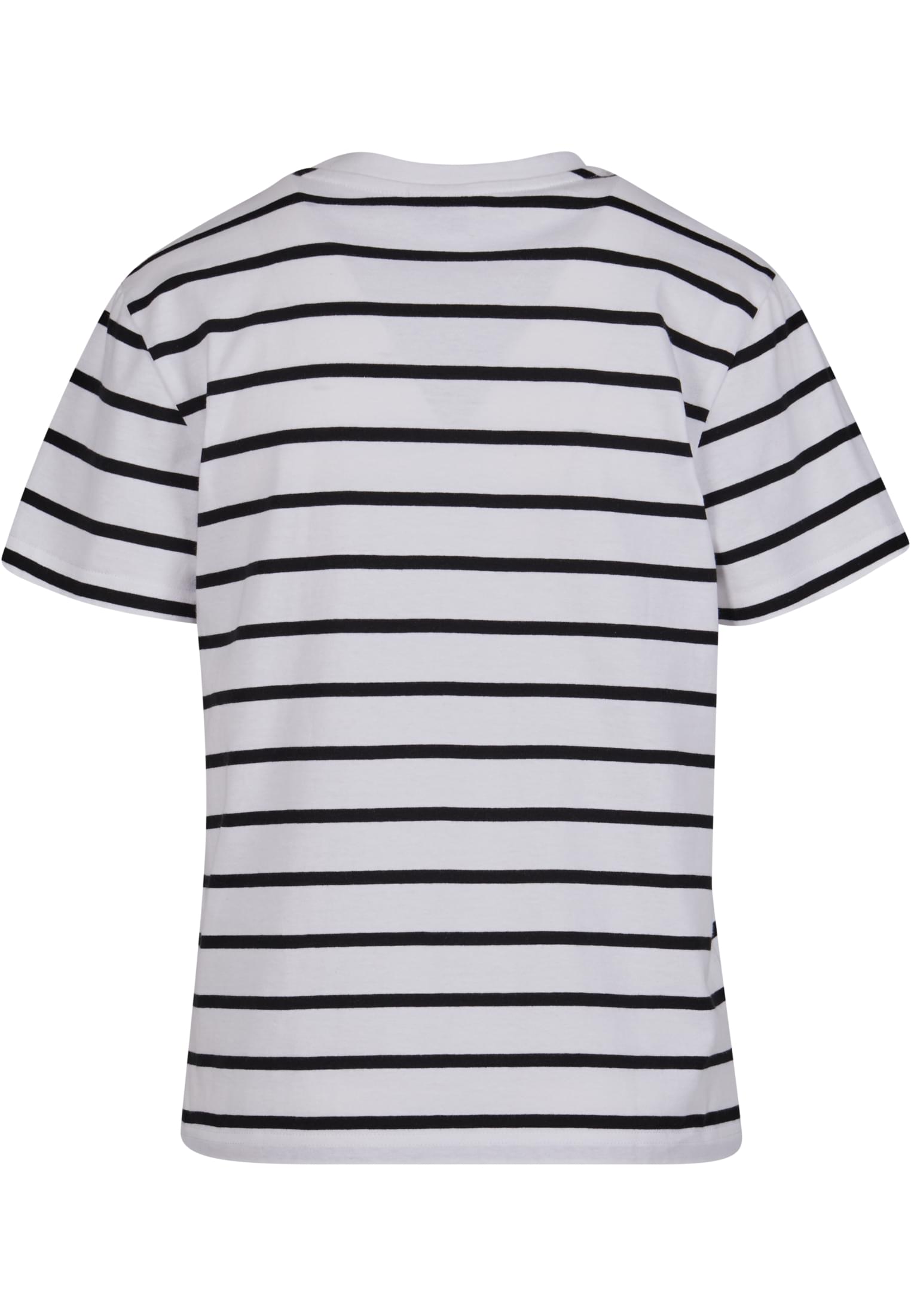 Ladies Striped Boxy Tee black/white 3XL - variant image 6