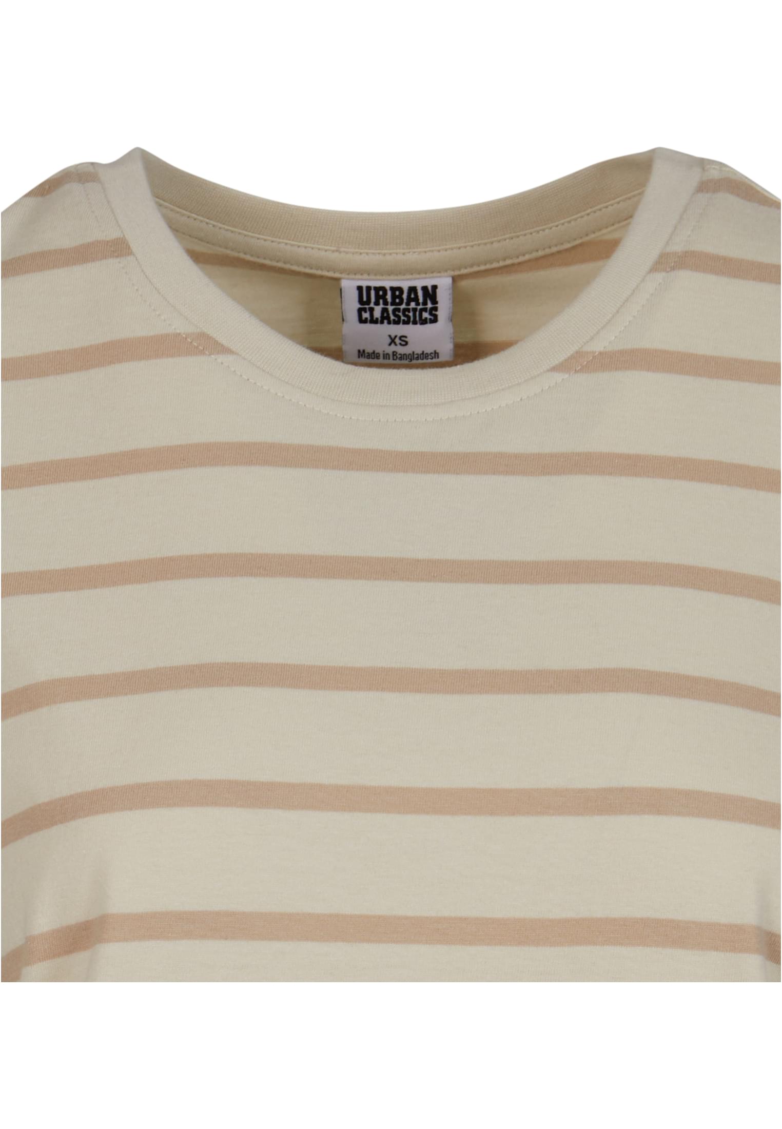 Ladies Striped Boxy Tee wetsand/sand 3XL - variant image 5