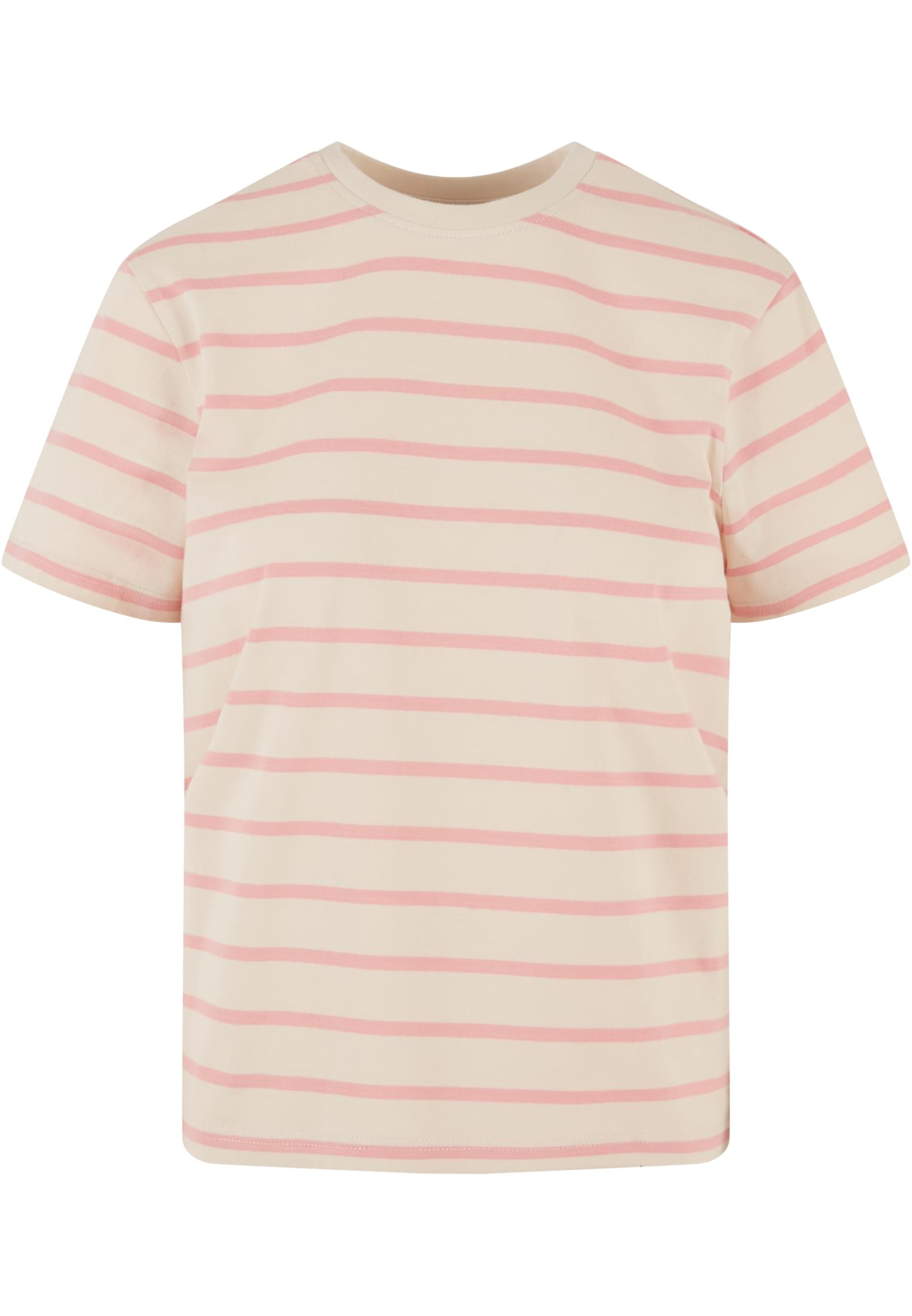 Ladies Striped Boxy Tee lemonadepink/whitesand 3XL - variant image 5
