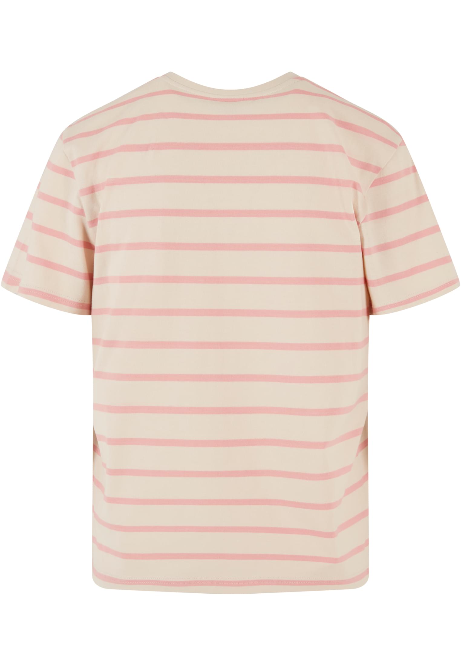 Ladies Striped Boxy Tee lemonadepink/whitesand 3XL - variant image 6