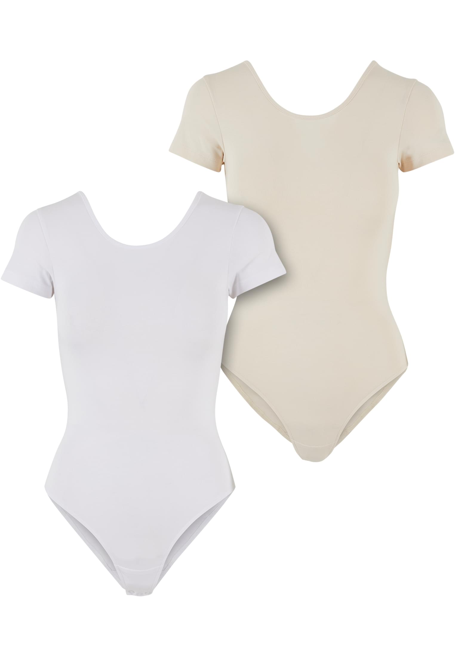 Ladies Organic Stretch Jersey Body 2-Pack white+whitesand 3XL - variant image 5