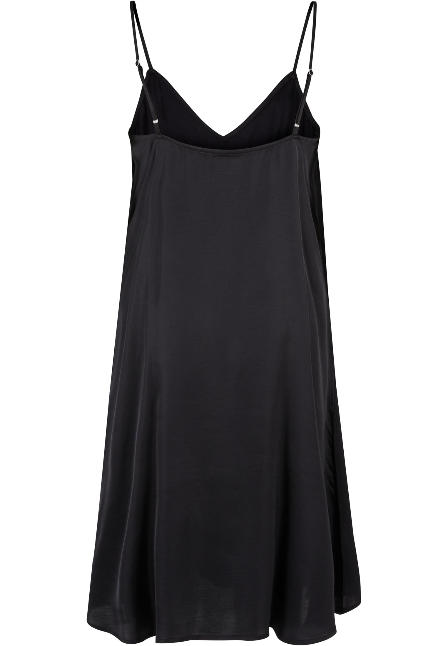 Ladies Viscose Satin Slip Dress black 3XL - variant image 6