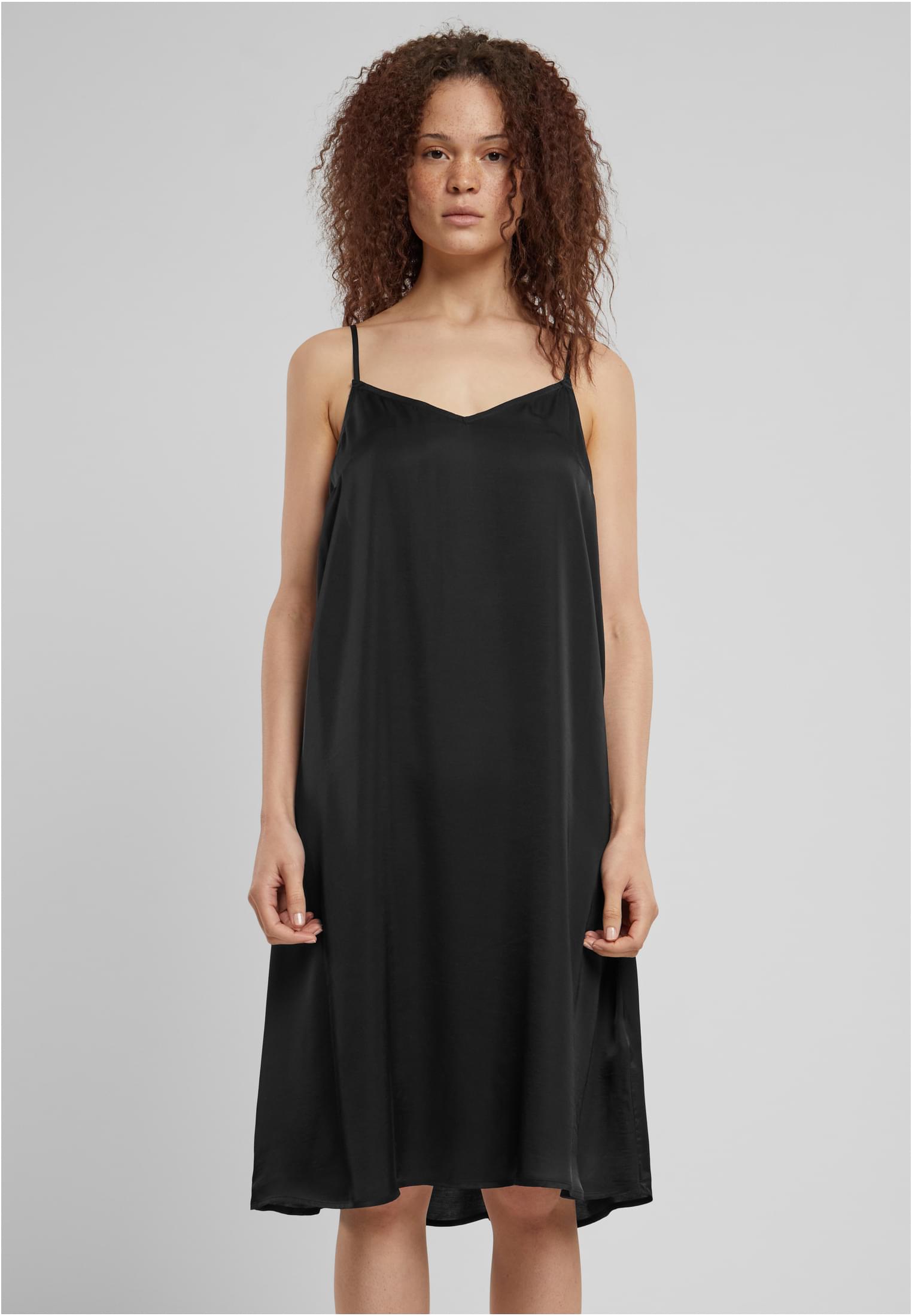Ladies Viscose Satin Slip Dress black 3XL - alternate variant 1