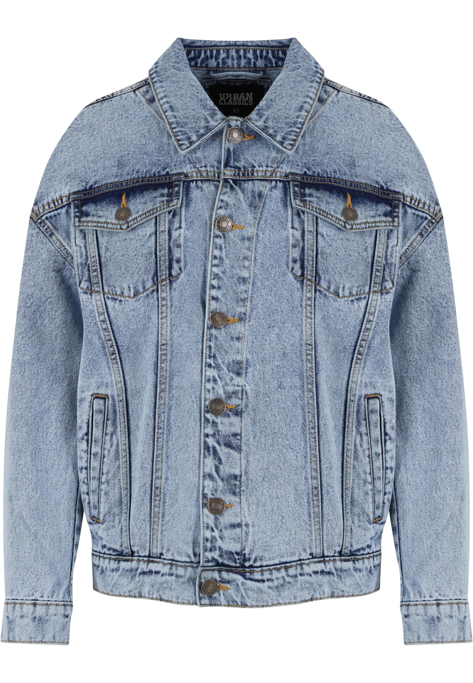 Ladies Oversized 90‘s Denim Jacket tinted lightblue washed 3XL - variant image 3