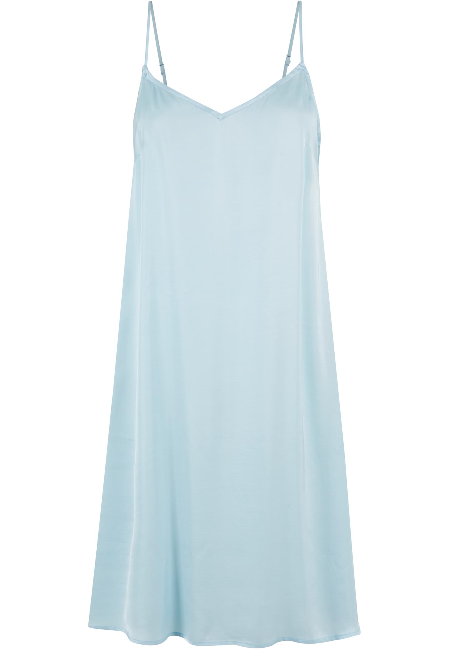 Ladies Viscose Satin Slip Dress oceanblue 3XL - variant image 5