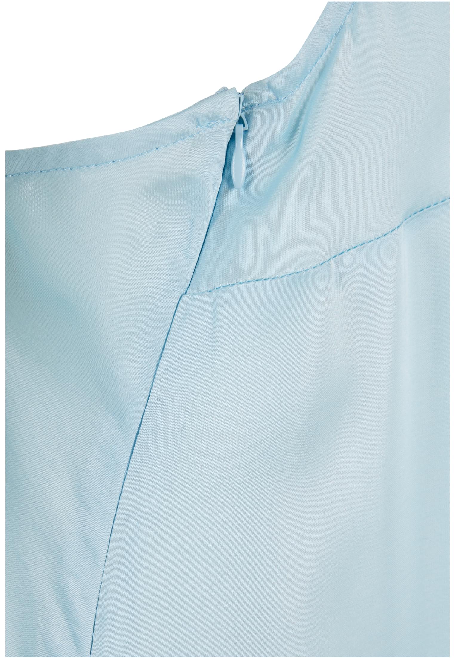 Ladies Viscose Satin Slip Dress oceanblue 3XL - variant image 7