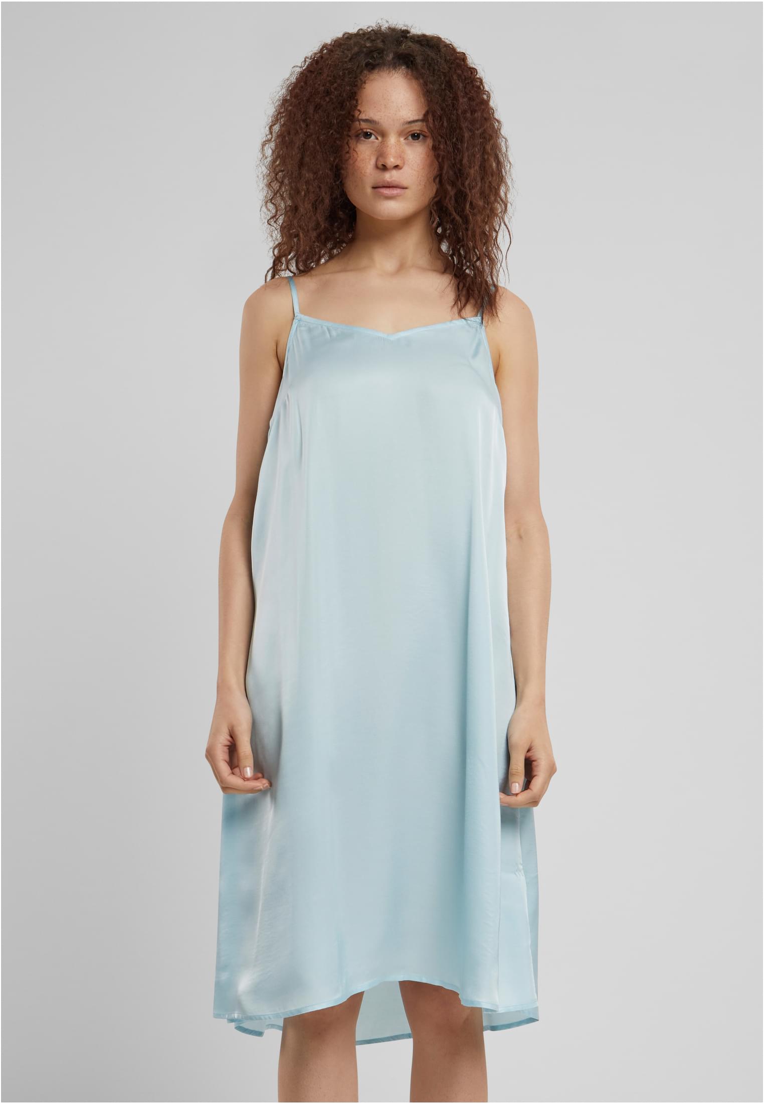 Ladies Viscose Satin Slip Dress oceanblue 3XL - alternate variant 2