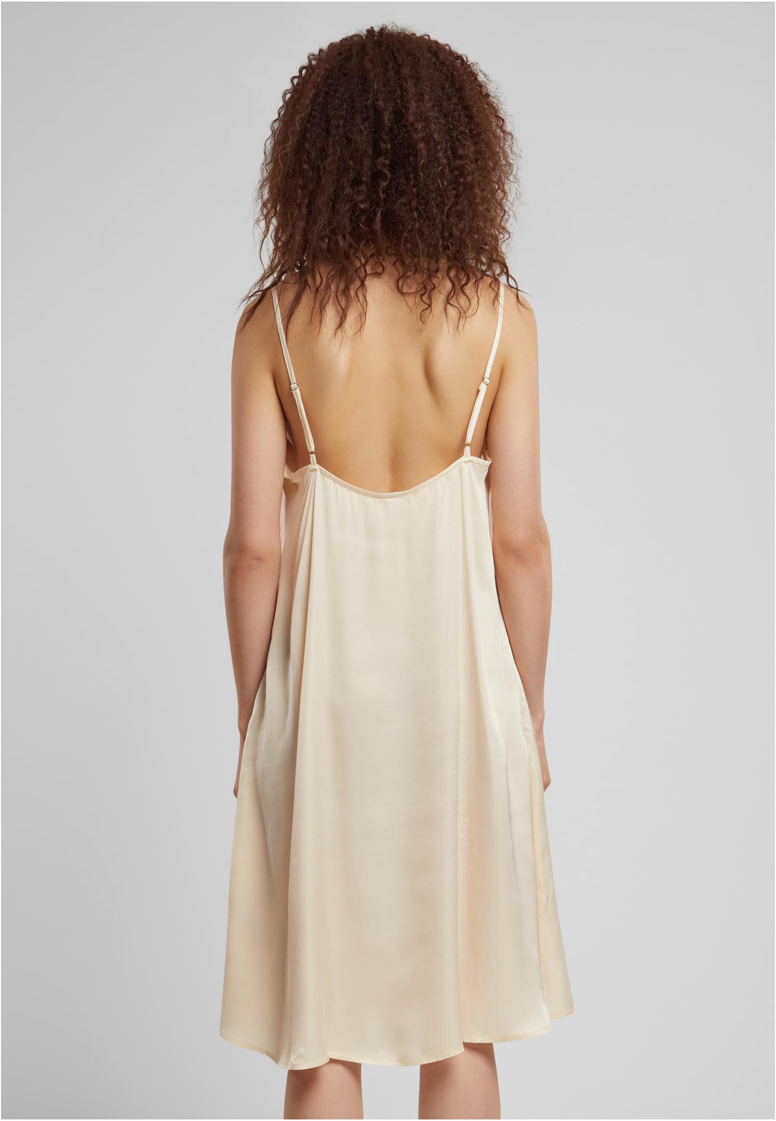 Ladies Viscose Satin Slip Dress whitesand 3XL - variant image 2