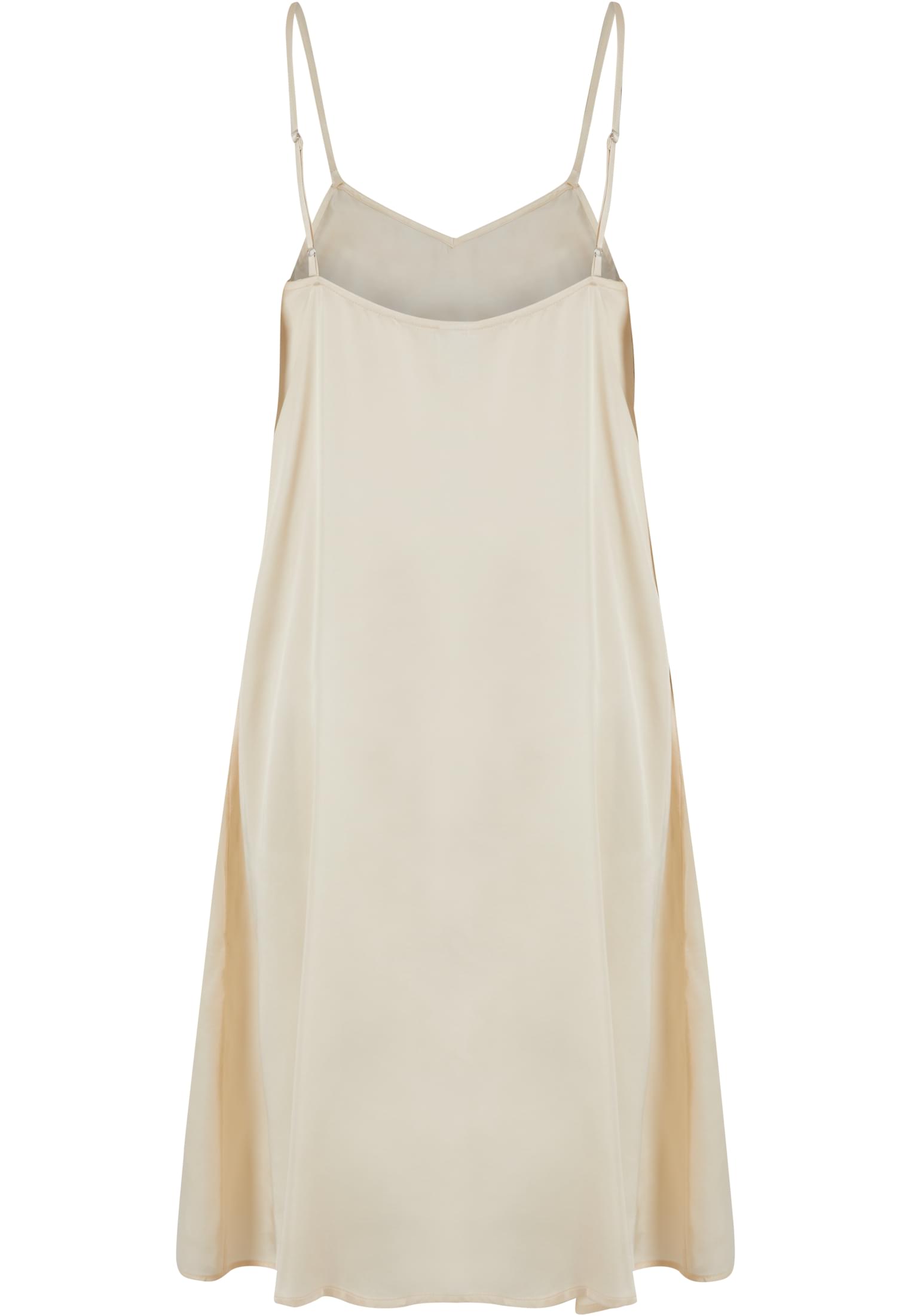 Ladies Viscose Satin Slip Dress whitesand 3XL - variant image 6