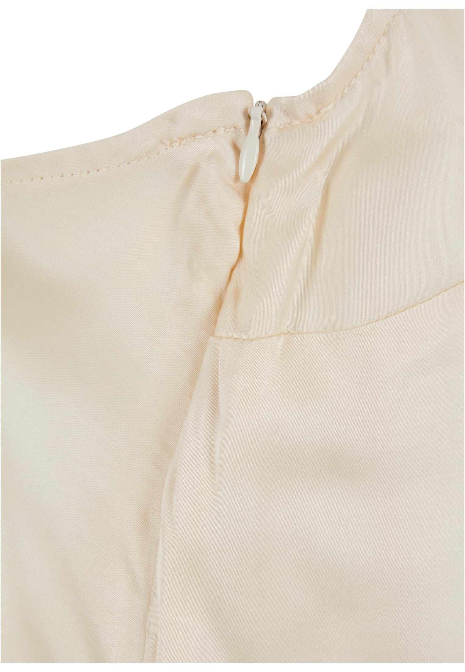 Ladies Viscose Satin Slip Dress whitesand 3XL - variant image 7