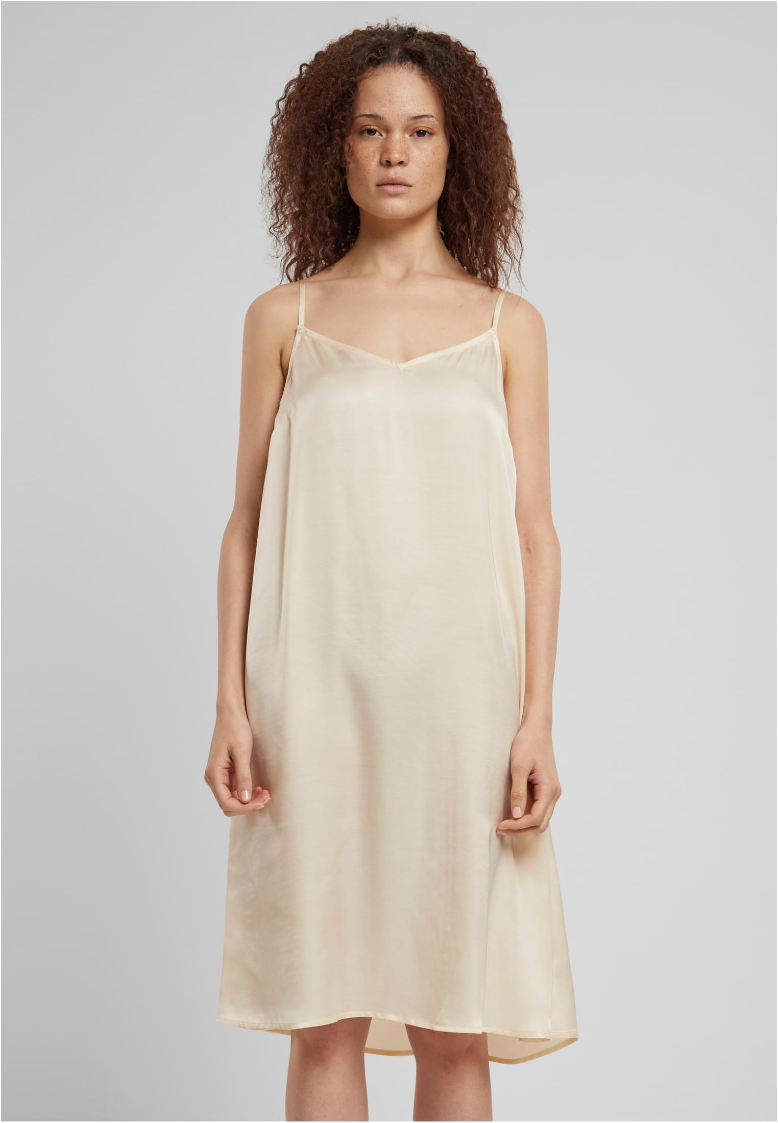 Ladies Viscose Satin Slip Dress whitesand 3XL - alternate variant 3