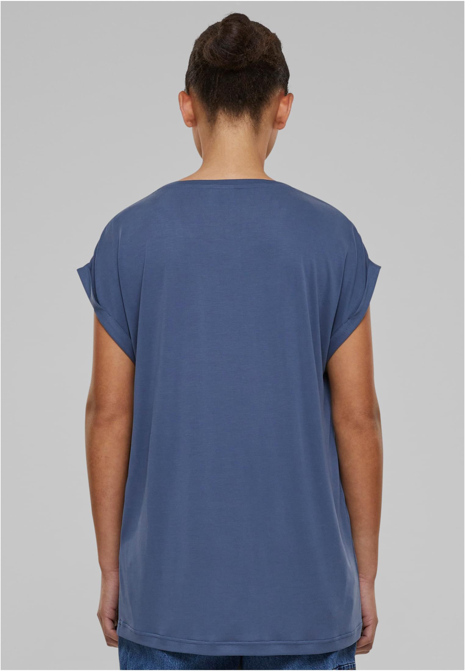 Ladies Modal Extended Shoulder Tee vintageblue 3XL - variant image 2
