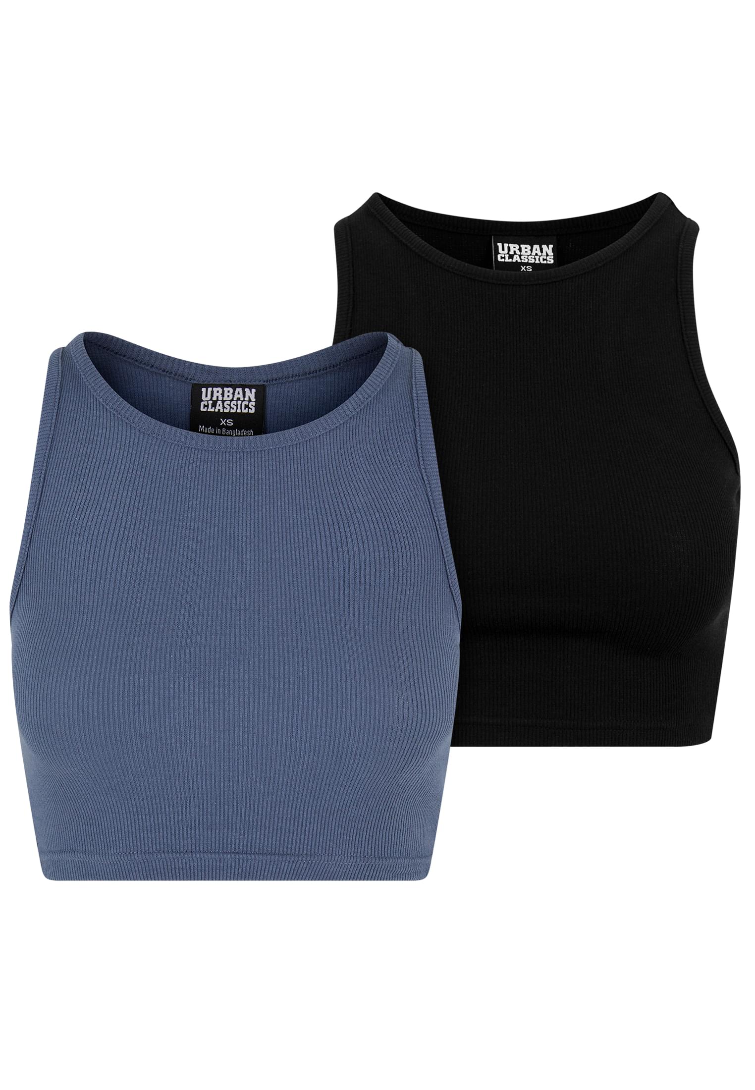 女性 短款 交叉編織 上衣 2 組 復古藍 + 黑色 3XL
 - variant image 6