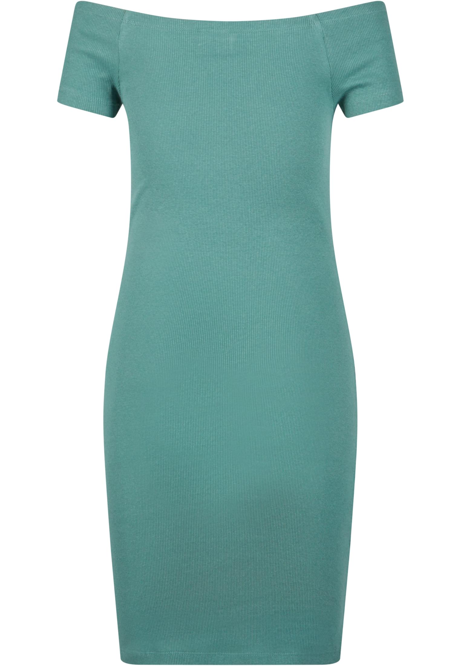 Ladies Off Shoulder Rib Dress paleleaf 3XL - variant image 6