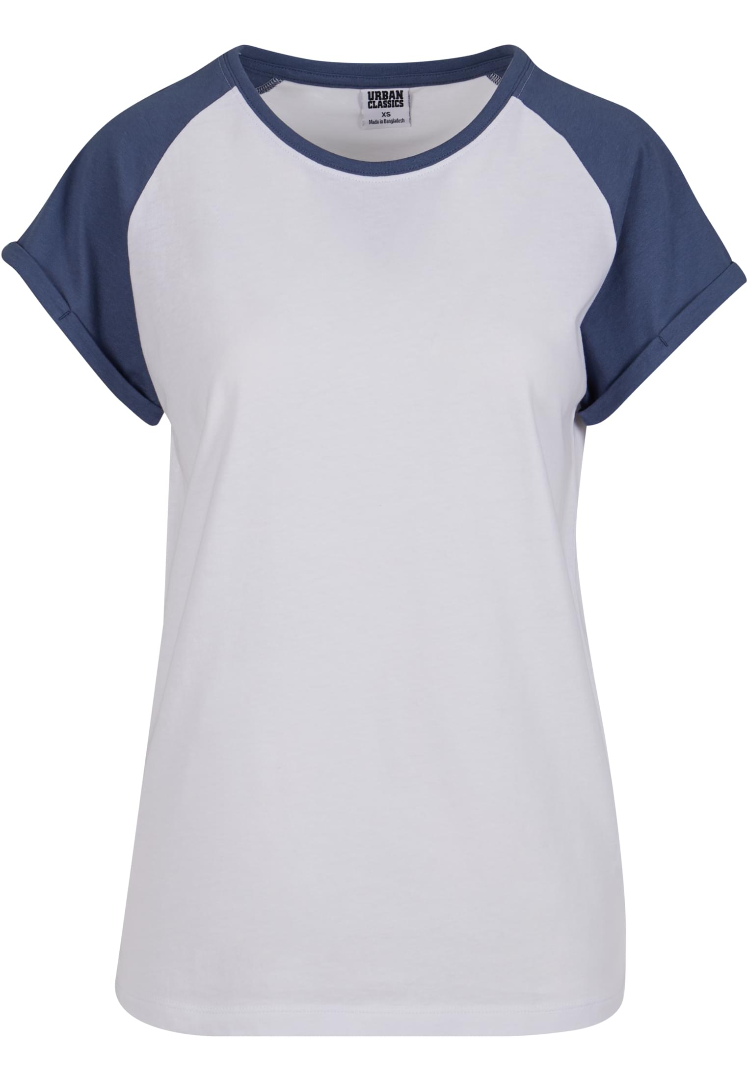 T-shirt contrastées femmes Raglan blanc/bleu vintage 3XL
 - variant image 5