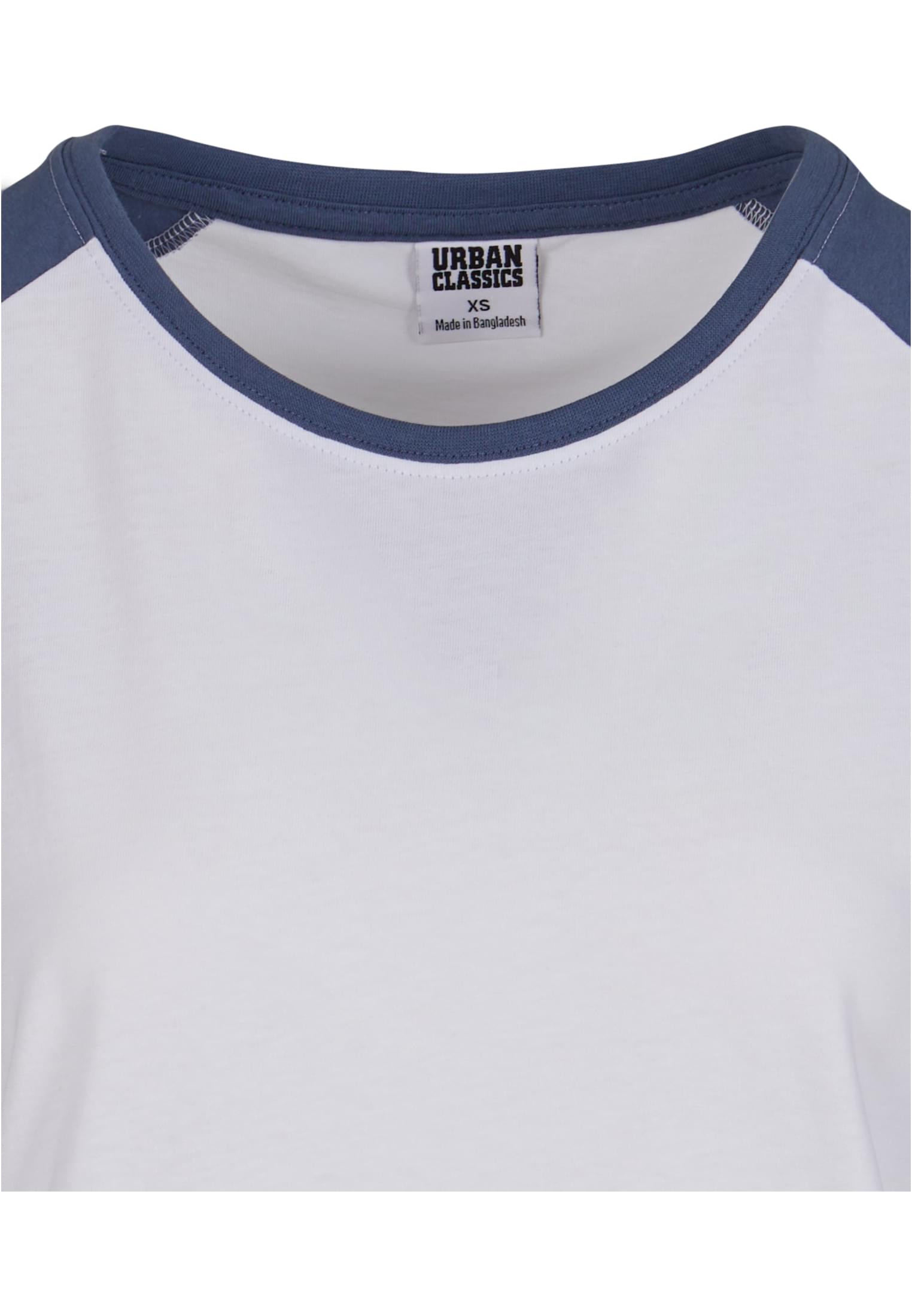 T-shirt contrastées femmes Raglan blanc/bleu vintage 3XL
 - variant image 7