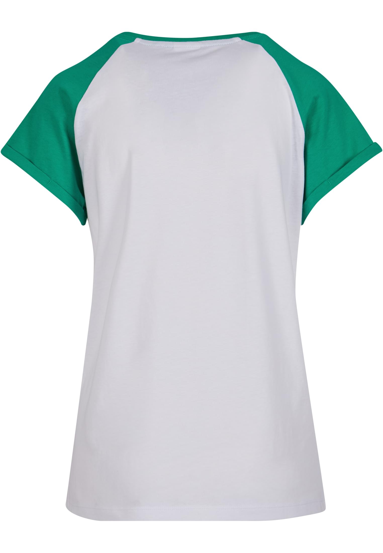 T-shirts Contrast Raglan Blanc/vert-forêt 3XL
 - variant image 6