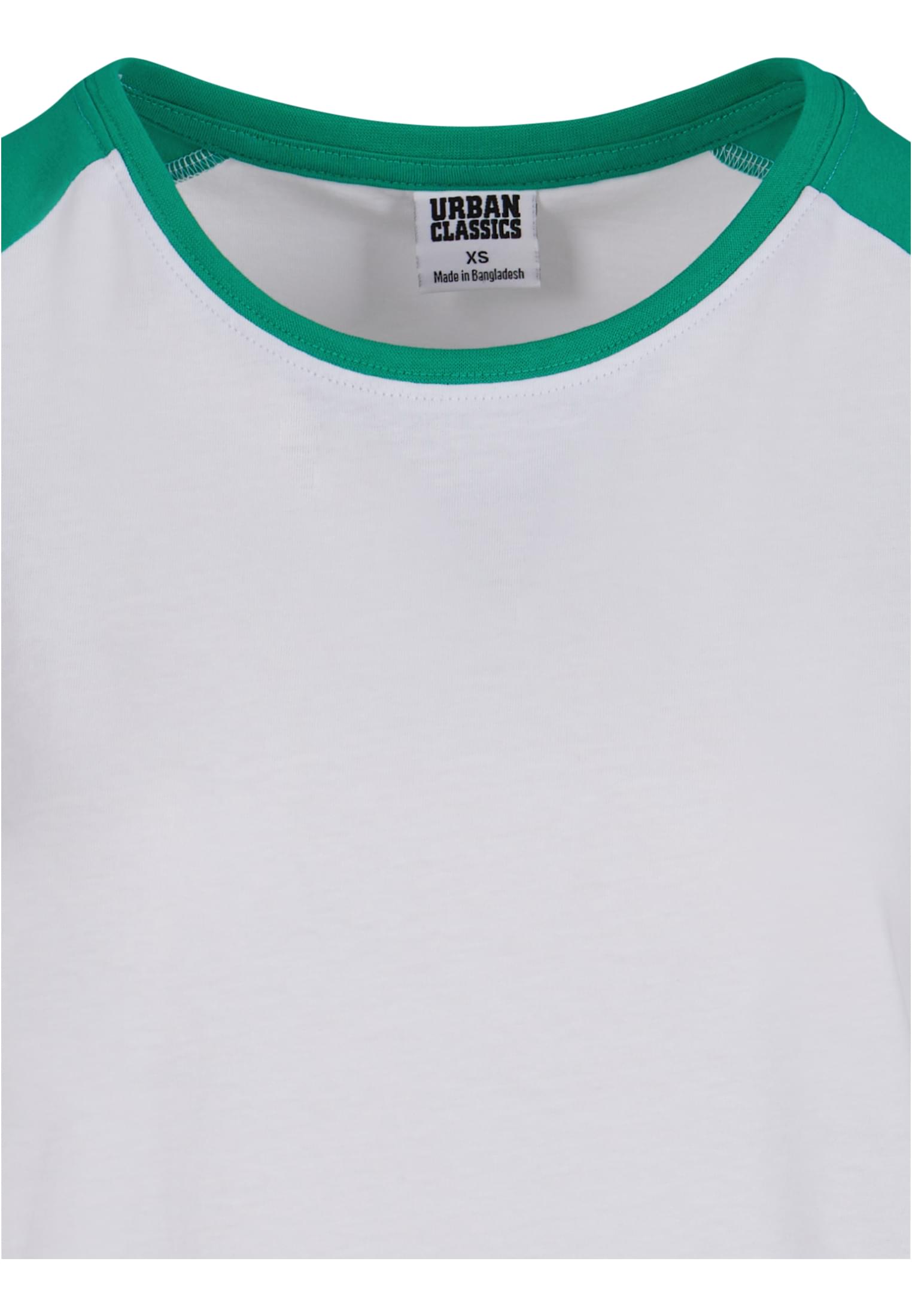 T-shirts Contrast Raglan Blanc/vert-forêt 3XL
 - variant image 7