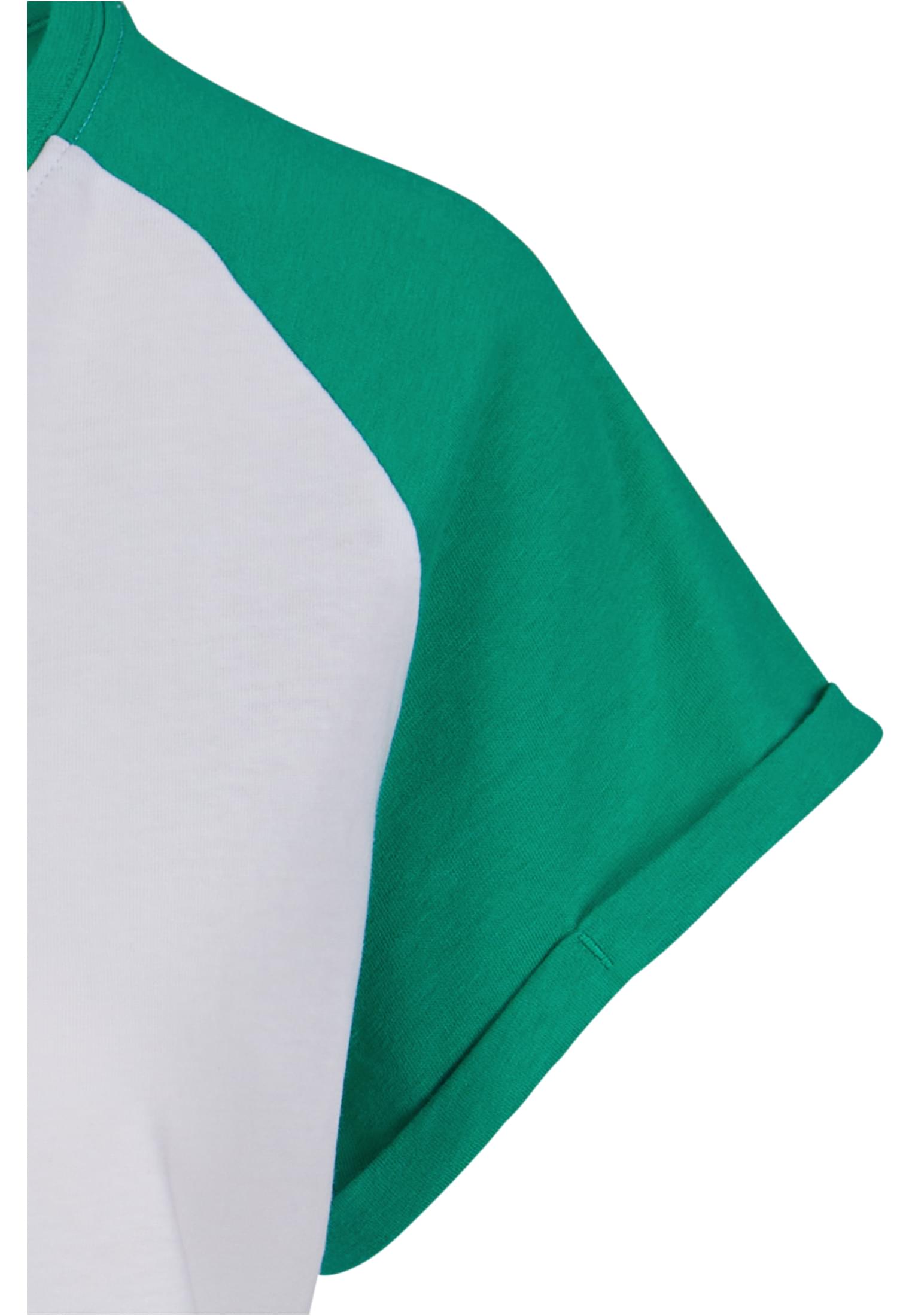 T-shirts Contrast Raglan Blanc/vert-forêt 3XL
 - variant image 8