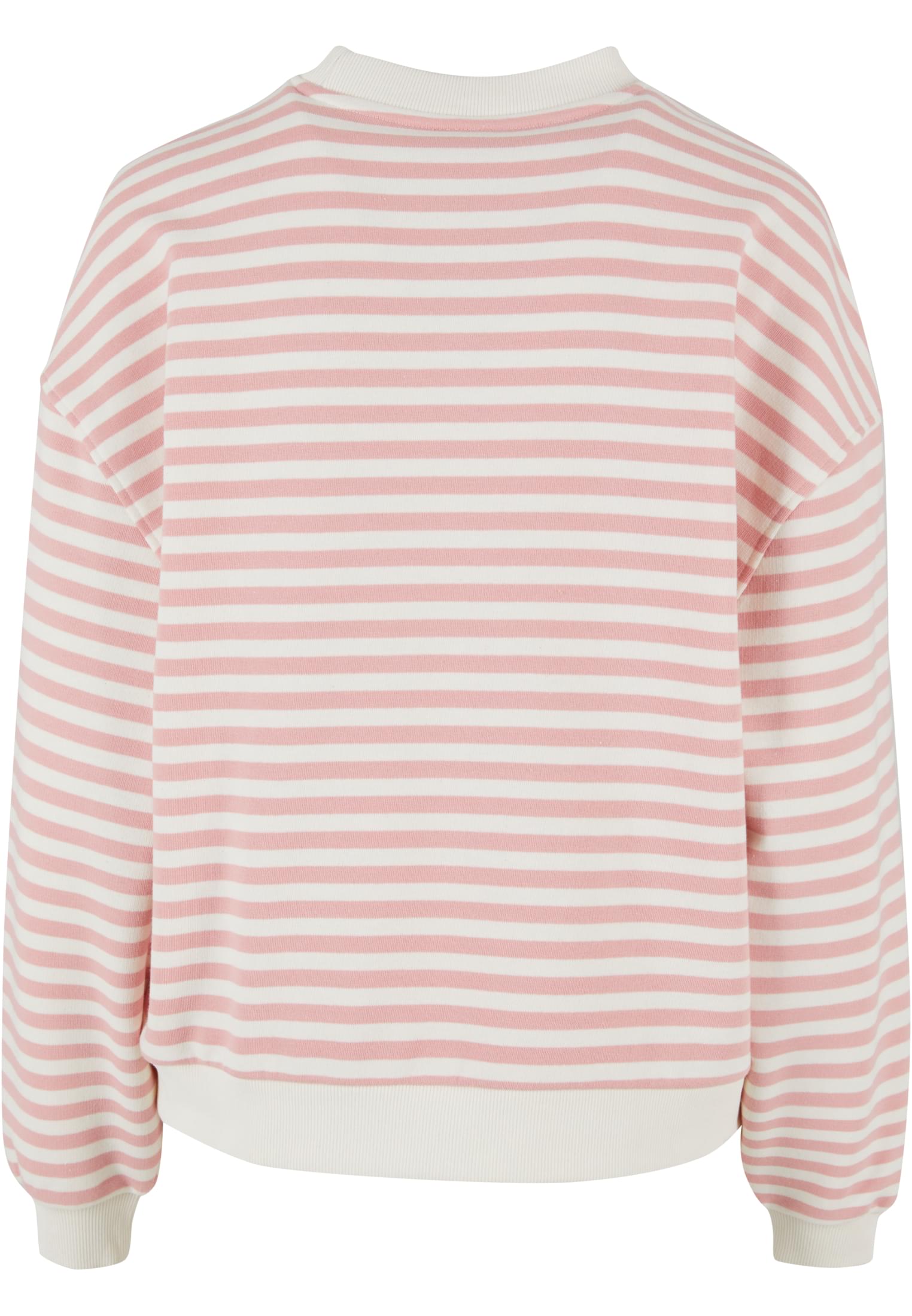 Ladies Oversized Striped Crewneck lemonadepink/whitesand 3XL - variant image 6