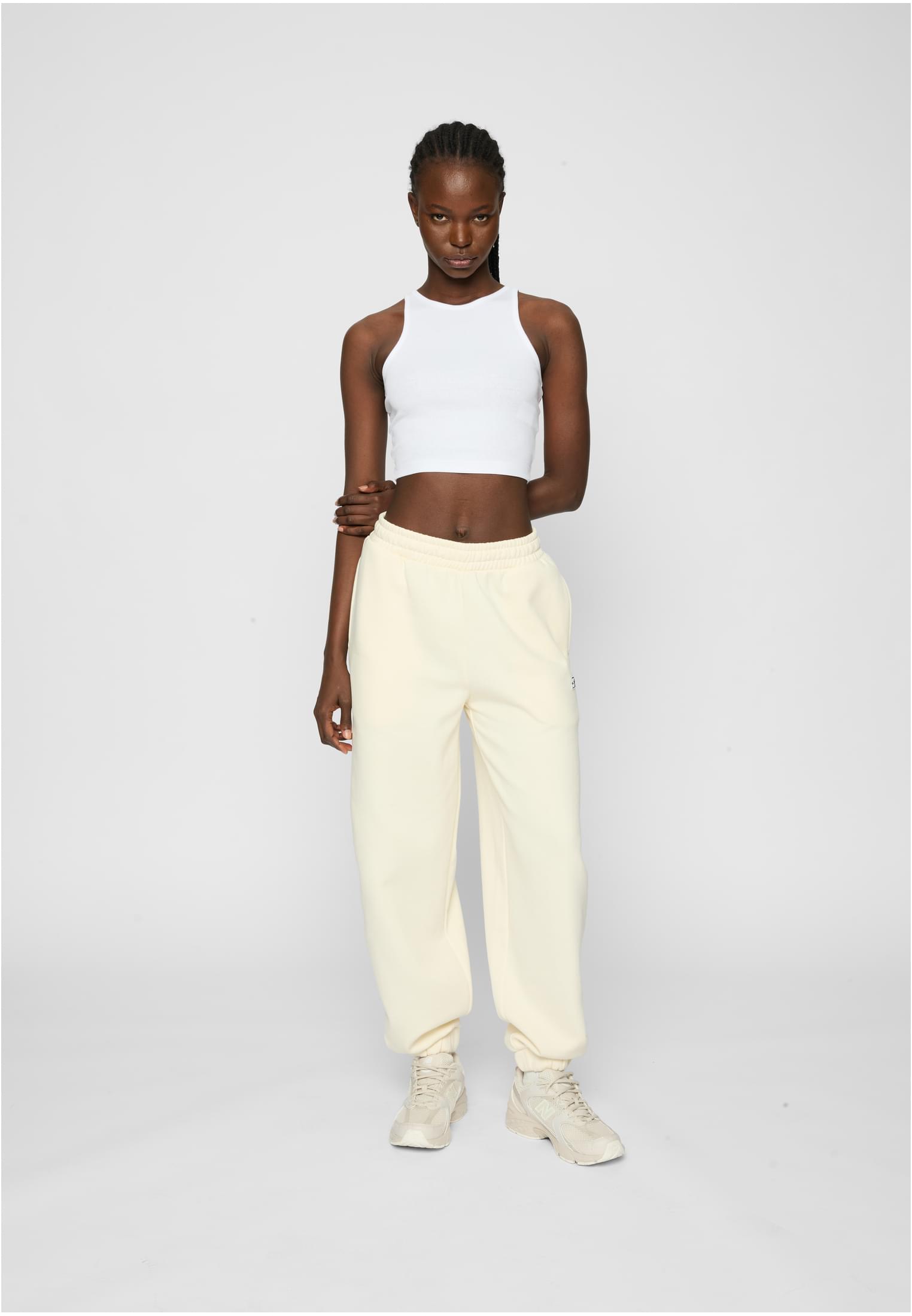 Ladies Organic Cropped Rib Top 2-Pack white+black 3XL - variant image 2