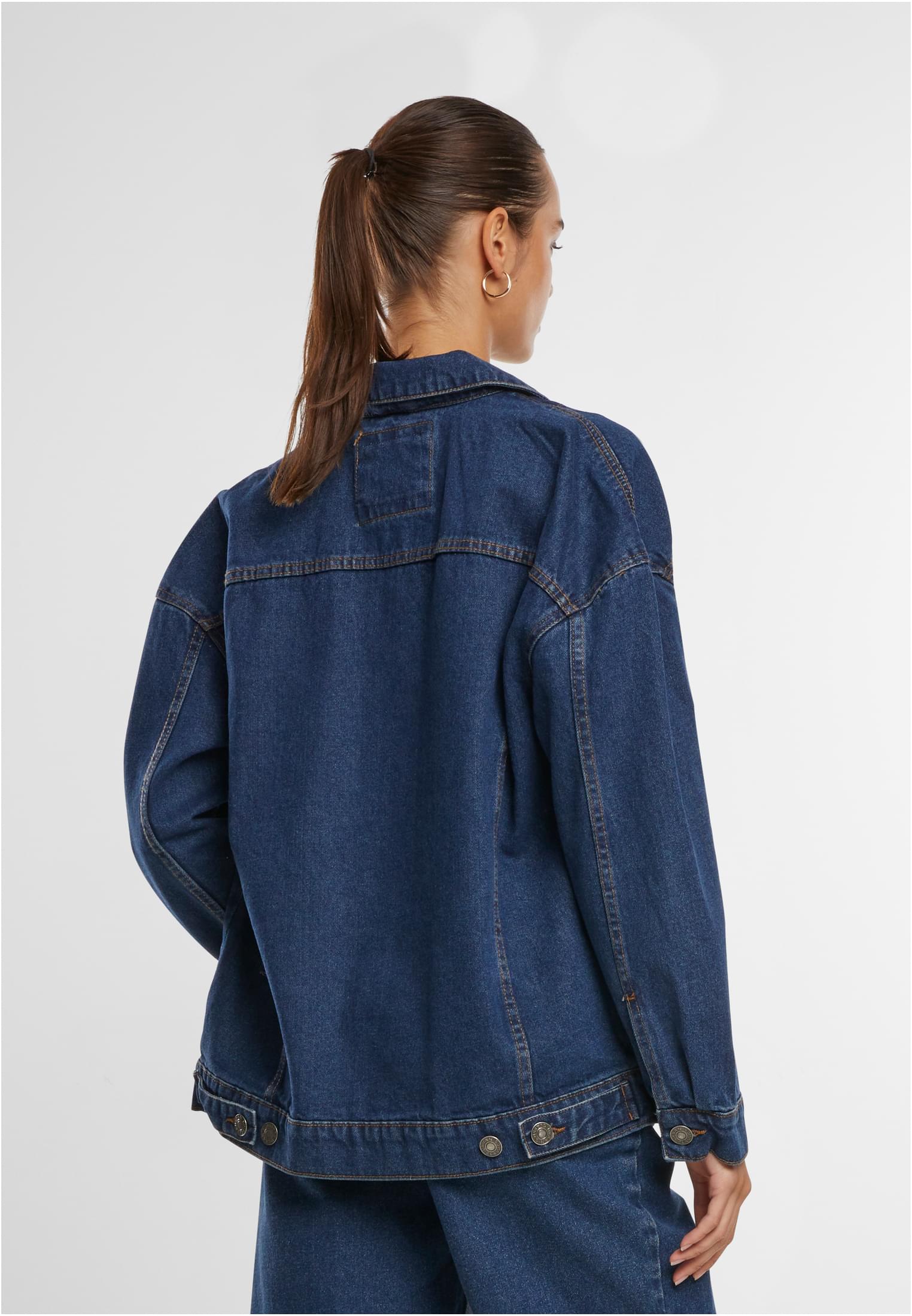 Ladies Oversized 90‘s Denim Jacket mid indigo washed 3XL - variant image 1