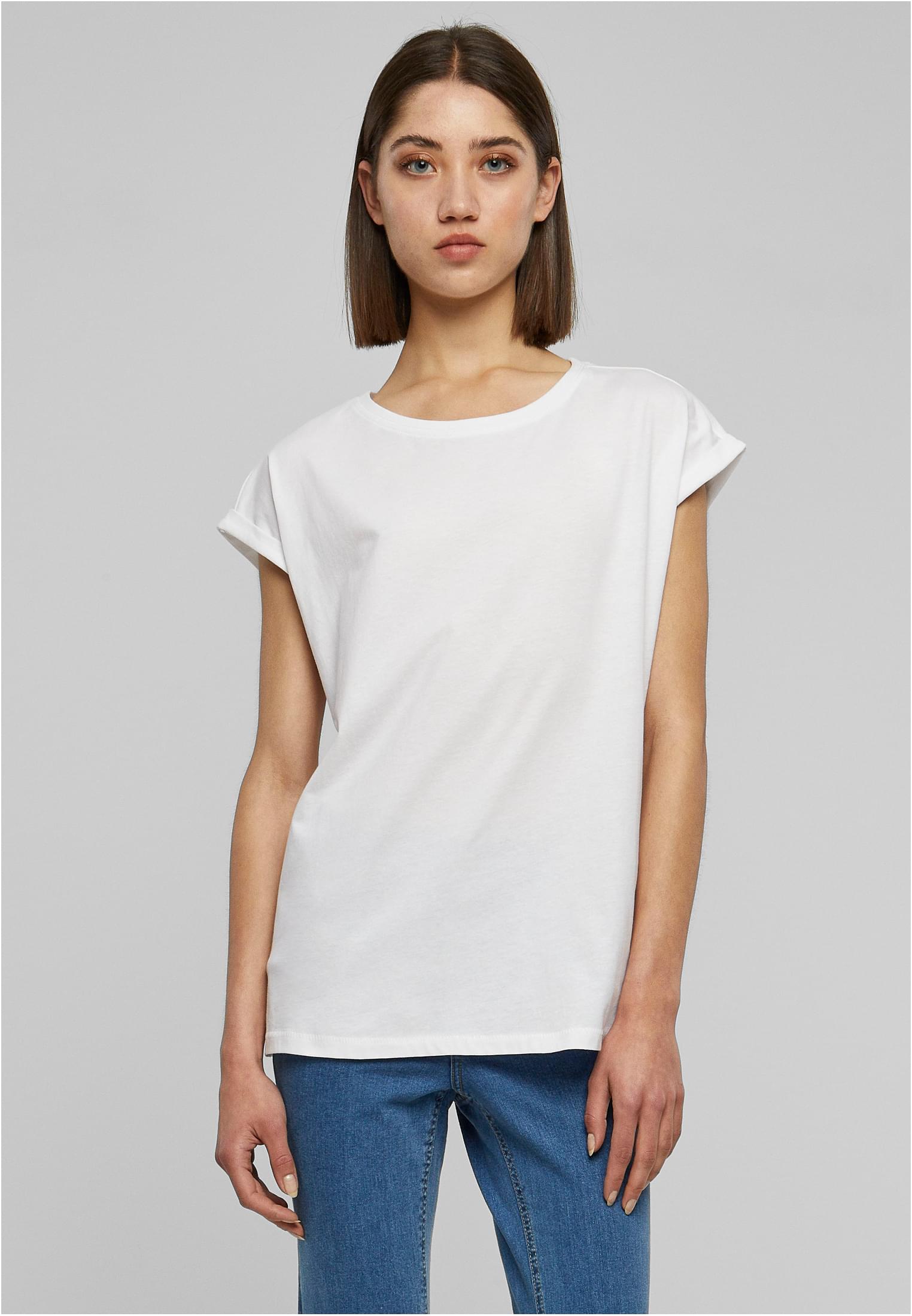 Dames T-shirt Épaules Étendues 2-Pack givre+blanc 3XL
 - variant image 2