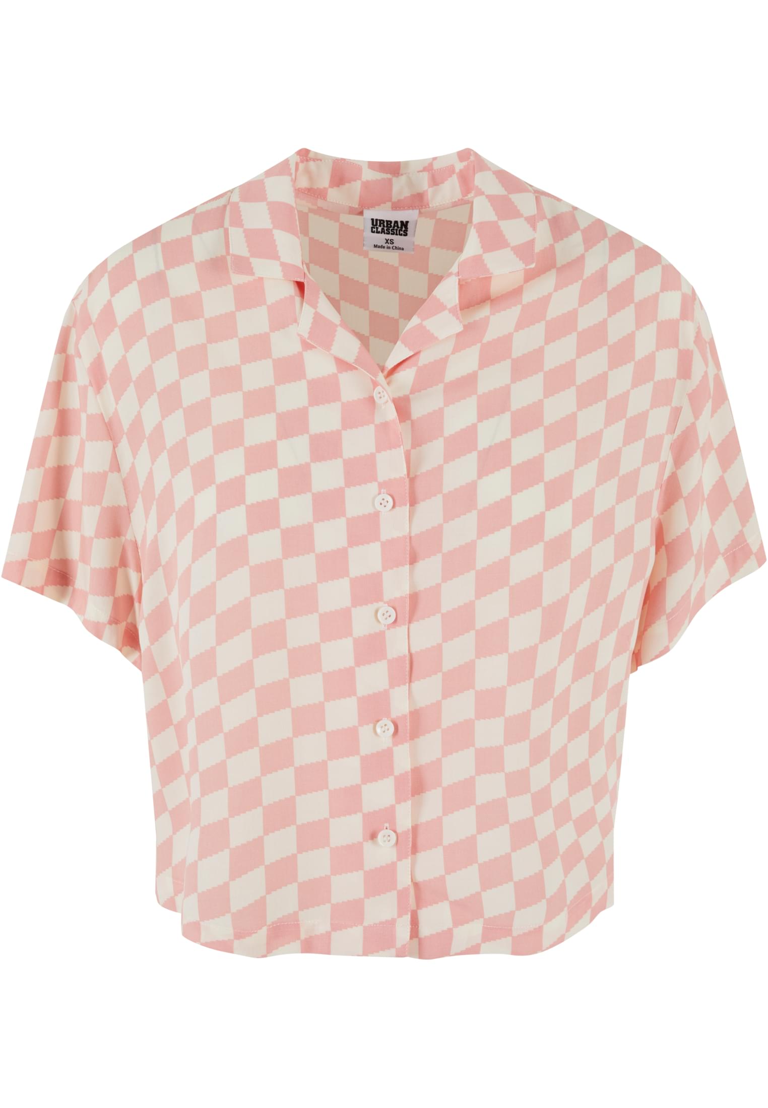 Ladies Viscose Resort Shirt lemonadepinkcheck 3XL - variant image 5