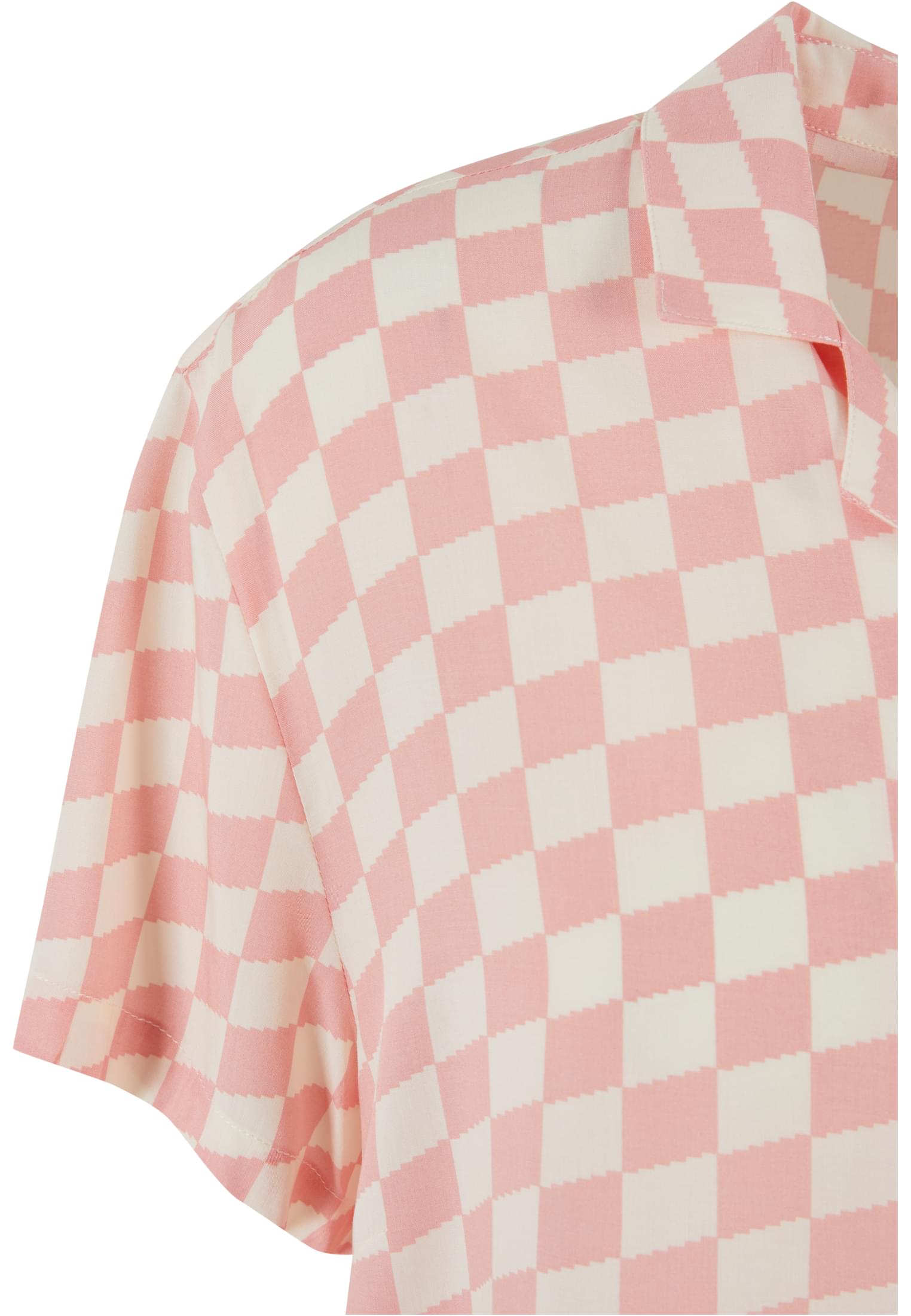 Ladies Viscose Resort Shirt lemonadepinkcheck 3XL - variant image 8