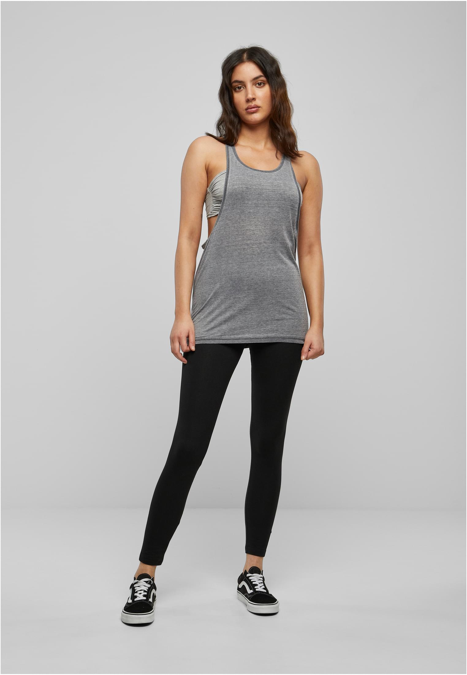 Dames Tank sans Bretelles Burnout gris foncé - variant image 4
