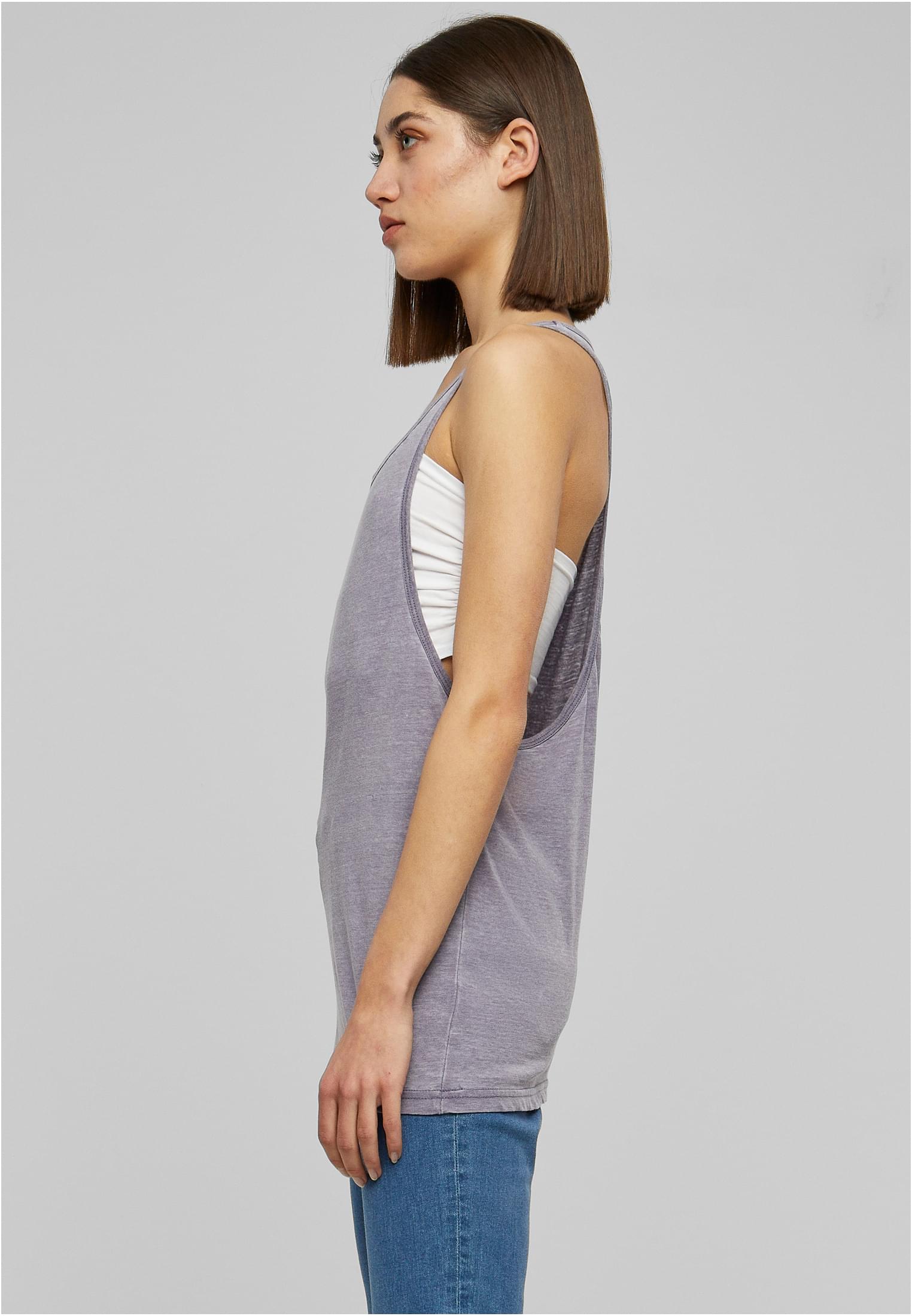 Dames Top Débrûlé Motty Jeansbleu
 - variant image 1