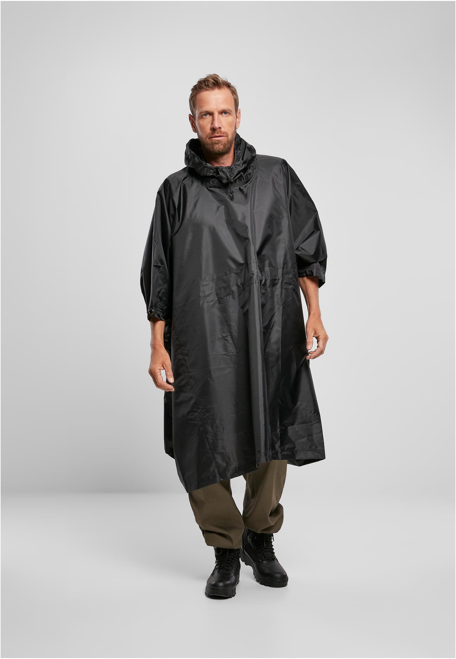 Ripstop Poncho black one size - variant image 4