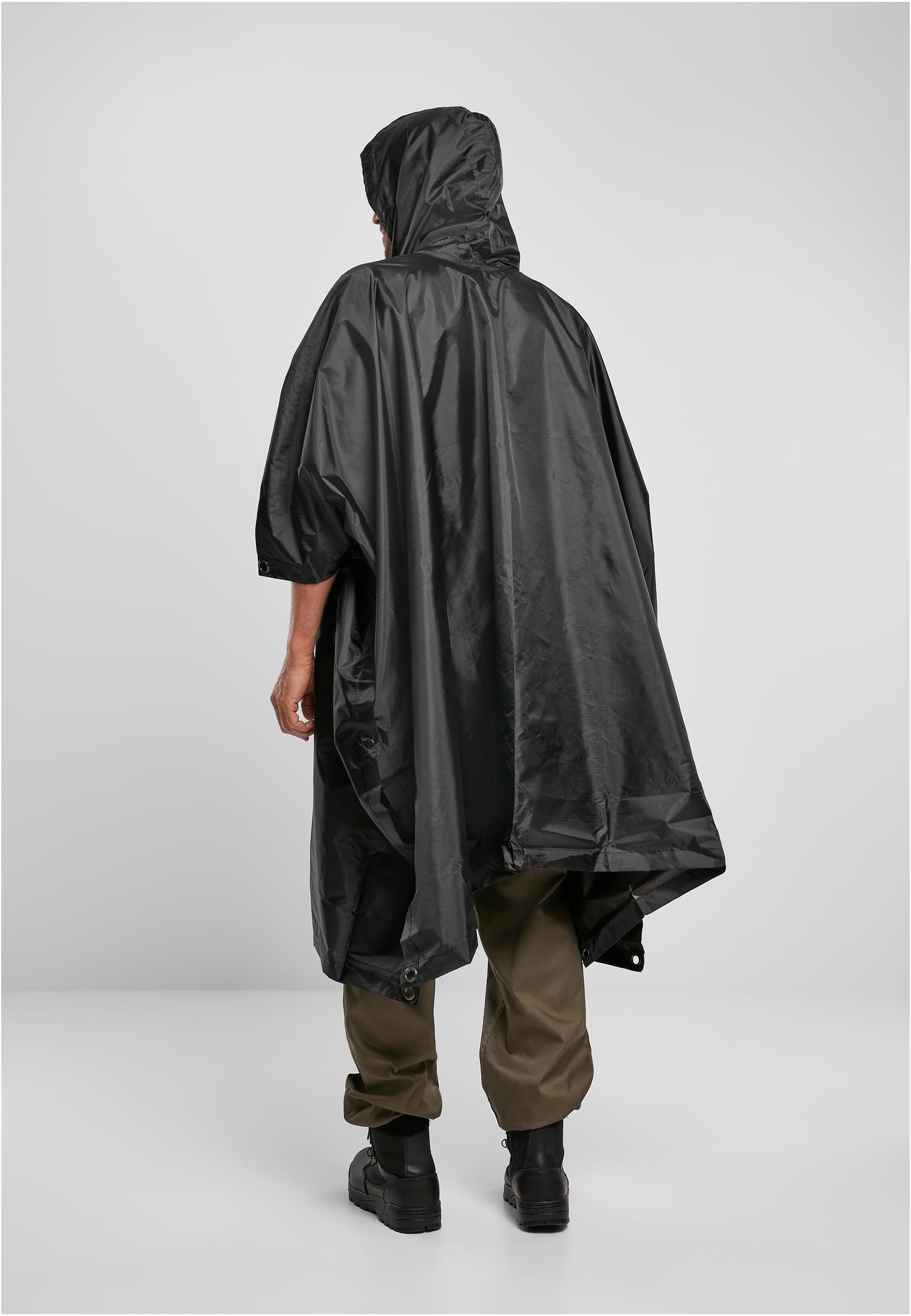 Ripstop Poncho black one size - variant image 2