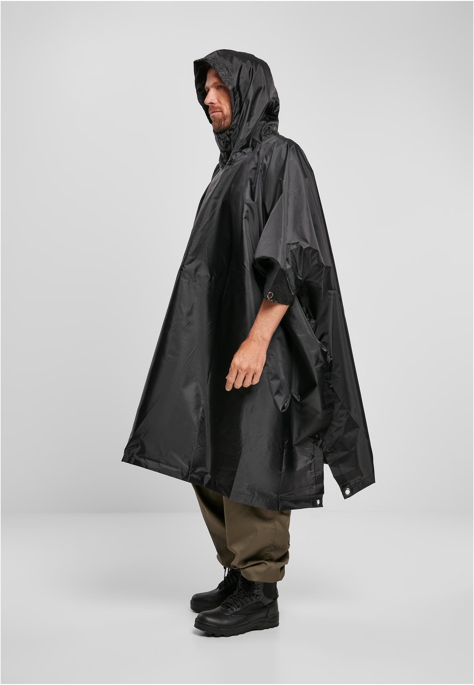 Ripstop Poncho black one size - variant image 1