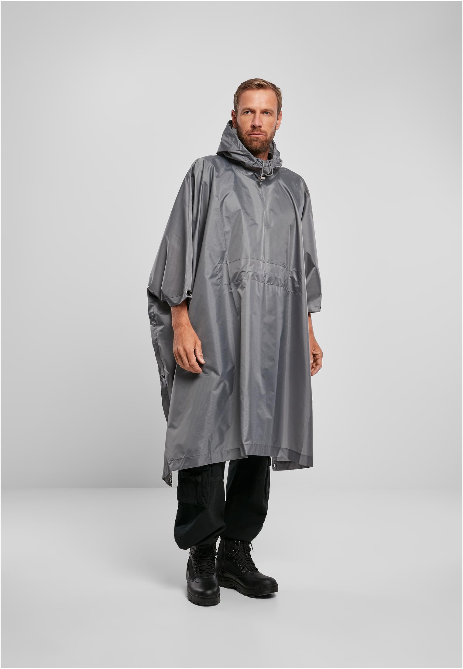 Ripstop Poncho anthracite one size - variant image 4