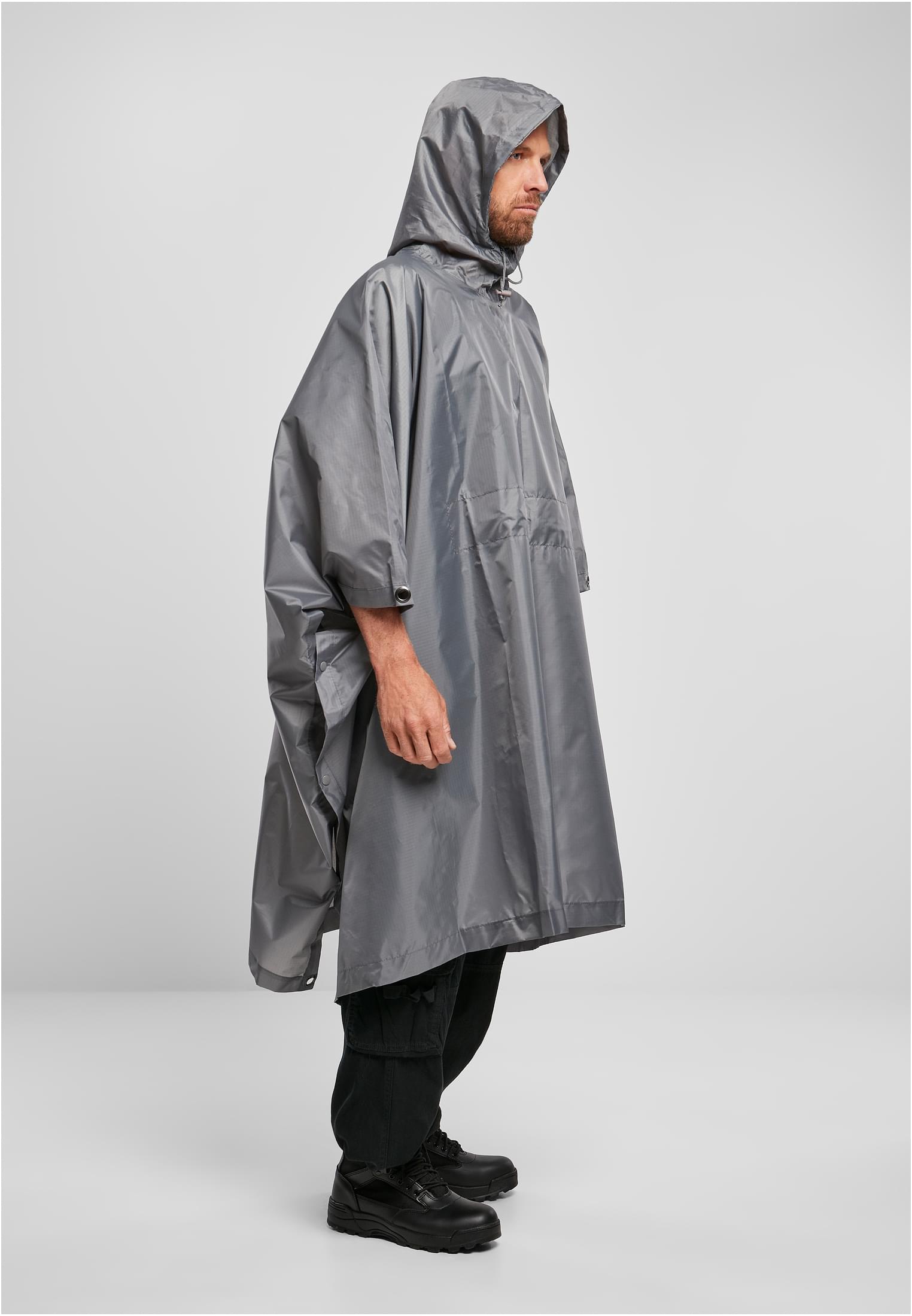 Ripstop Poncho anthracite one size - variant image 3